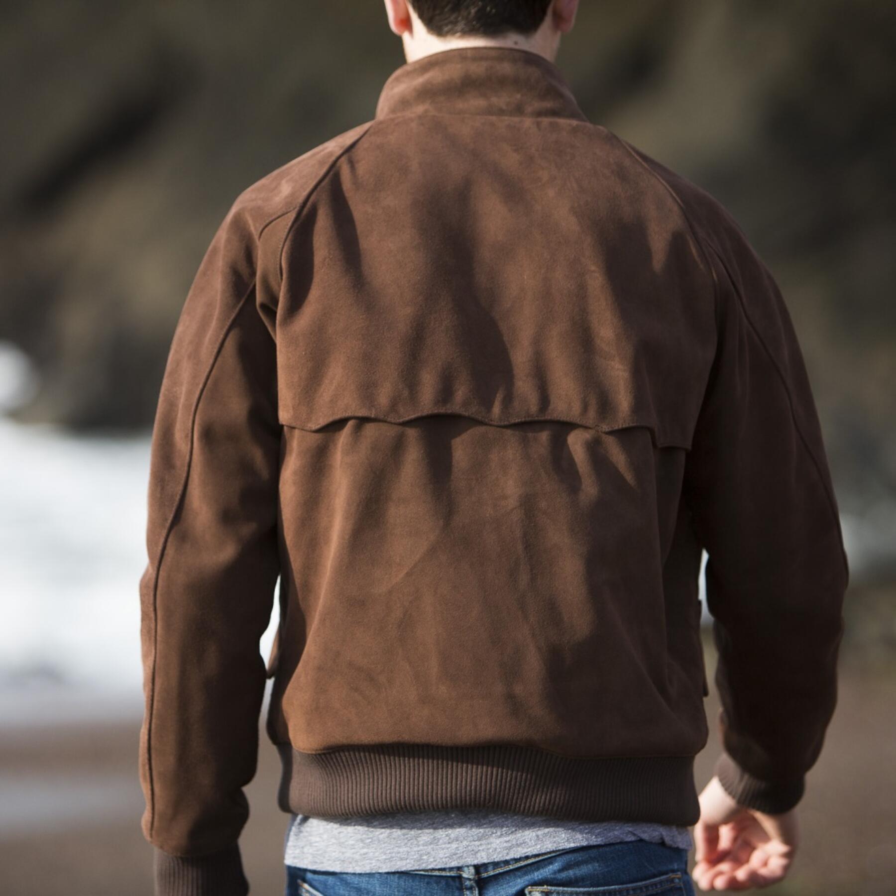 gustin harrington - brown suede
