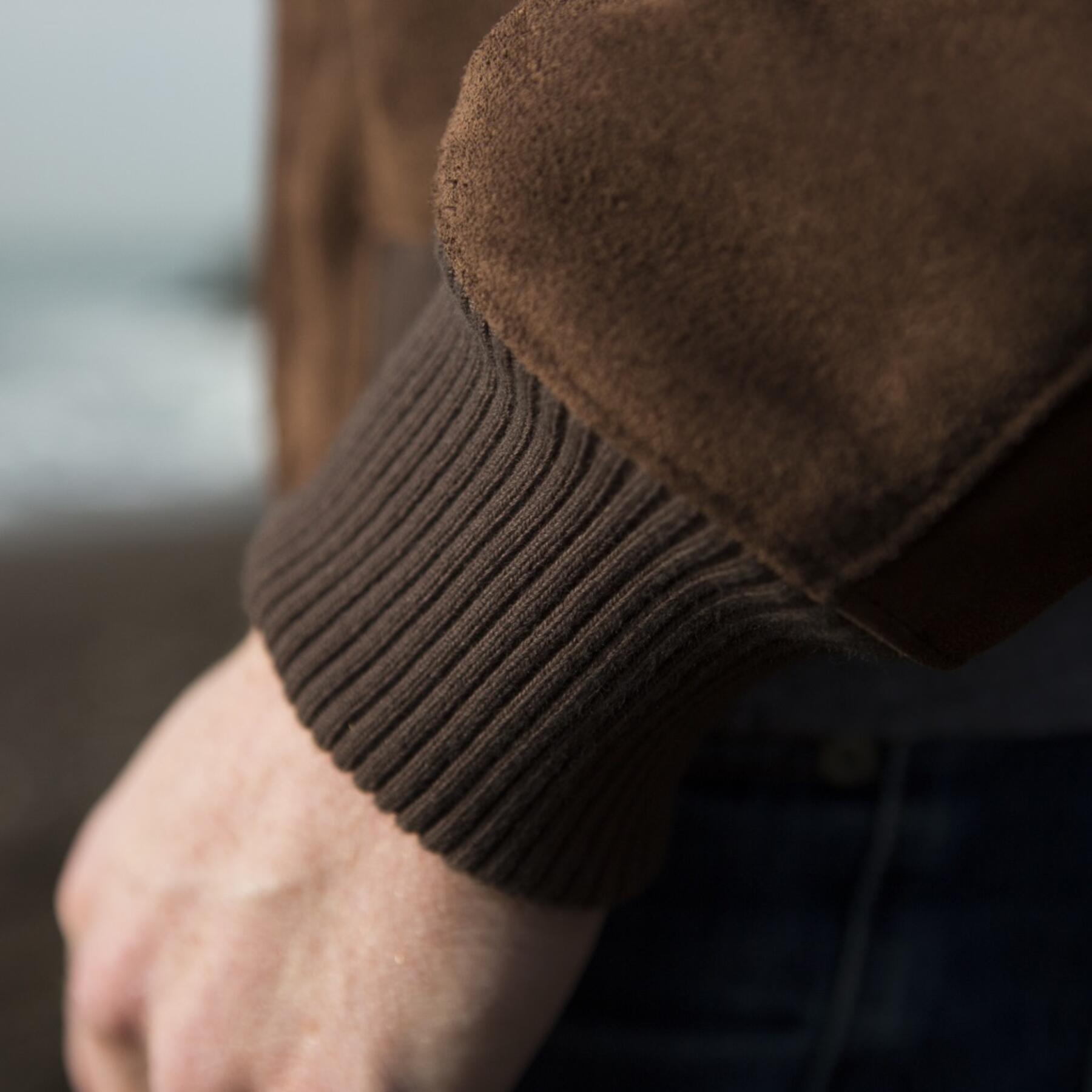 gustin harrington - brown suede
