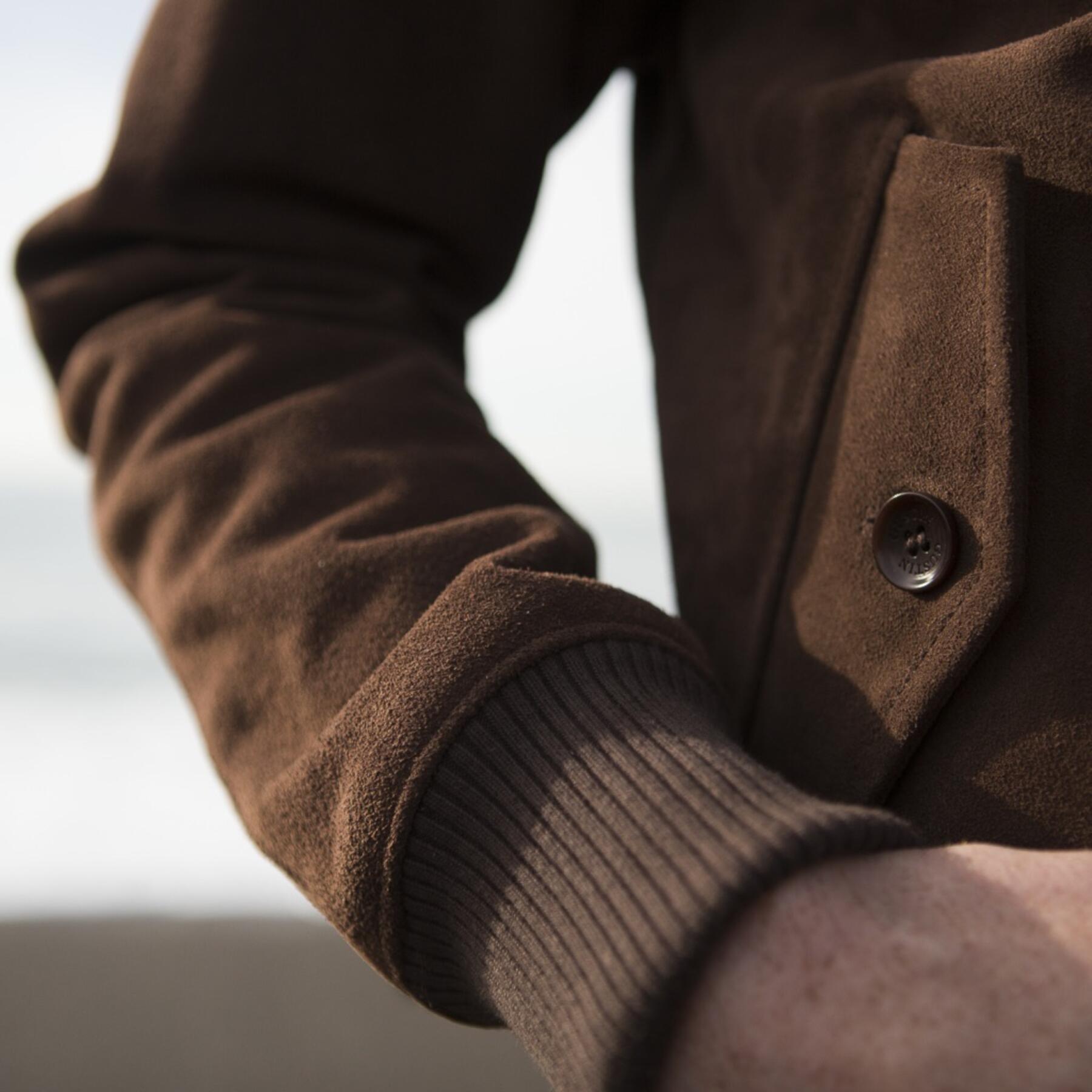 gustin harrington - brown suede