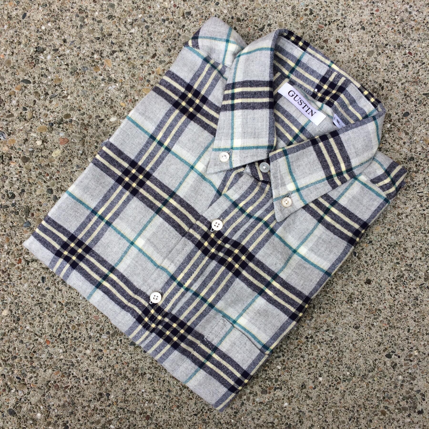 gustin greyxgreen flannel plaid