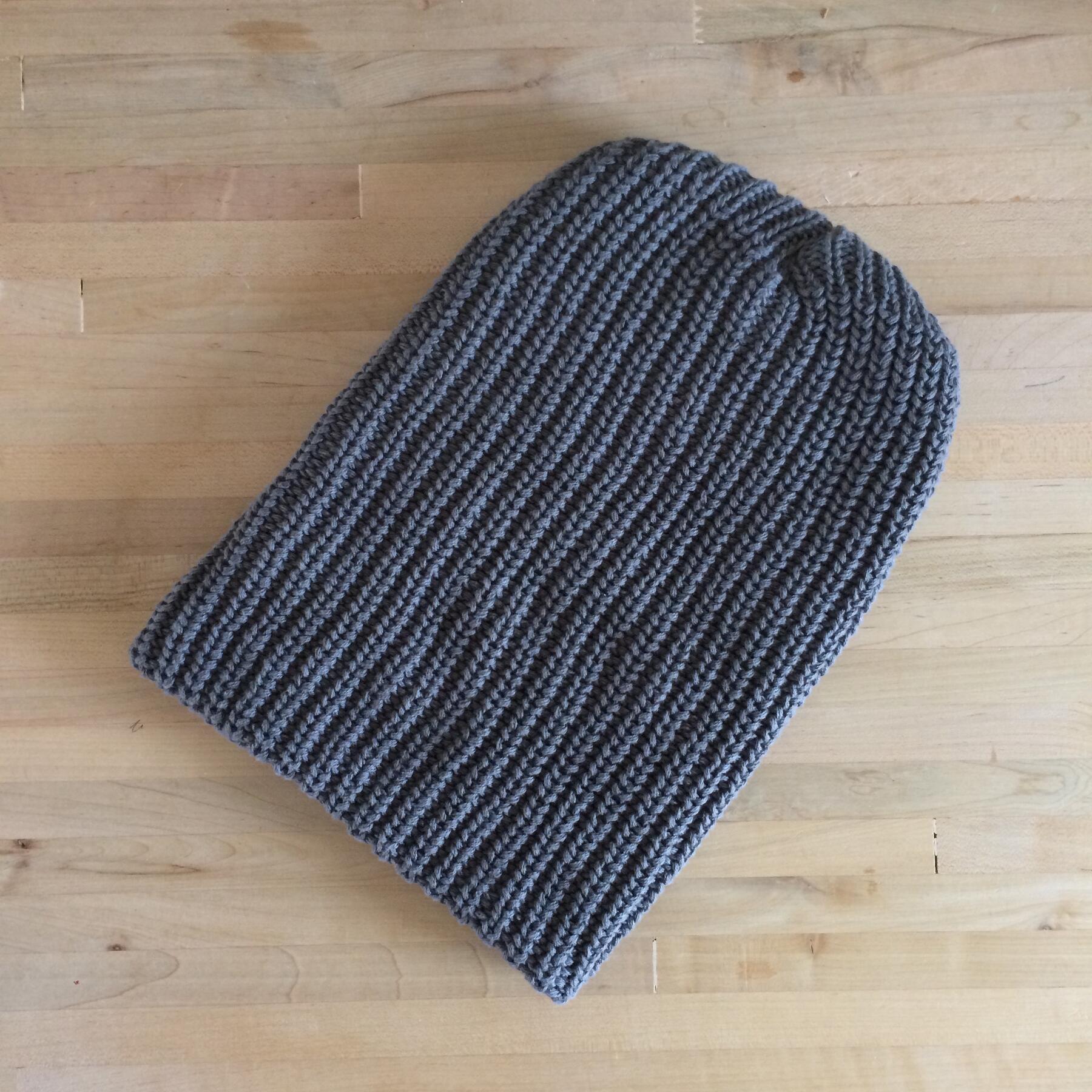 gustin american knit beanie - graphite