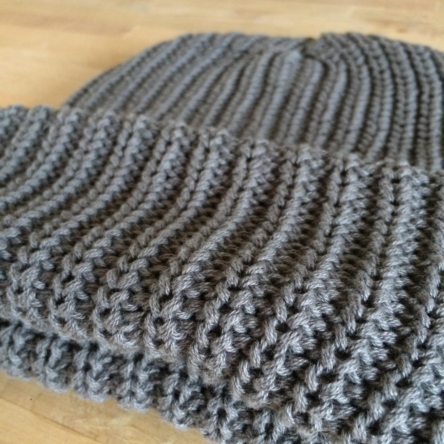 gustin american knit beanie - graphite