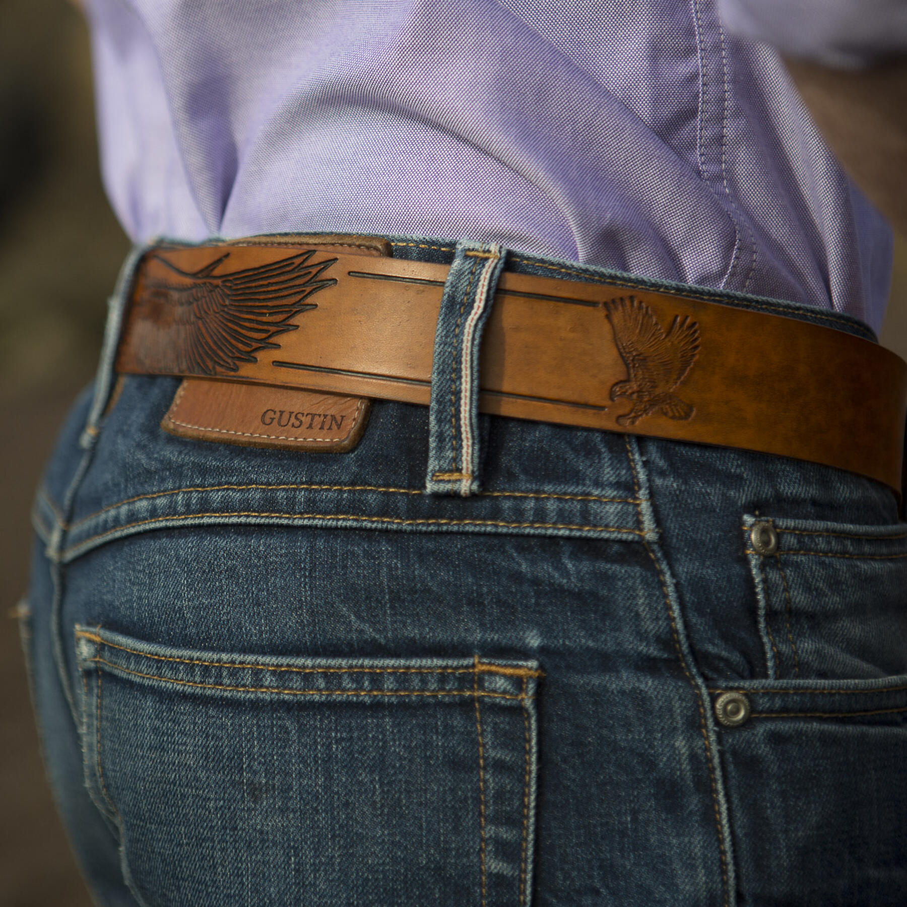 gustin the horween eagle belt
