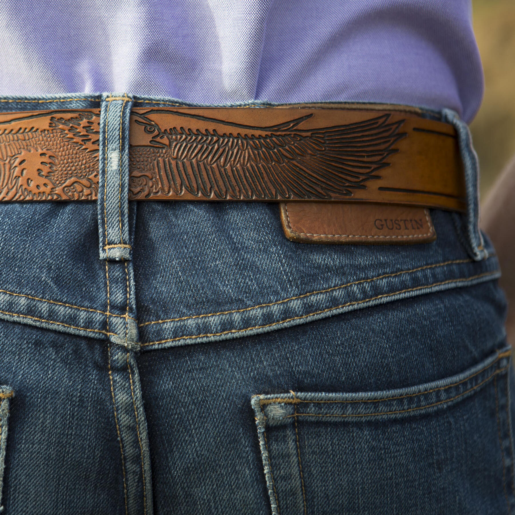 gustin the horween eagle belt