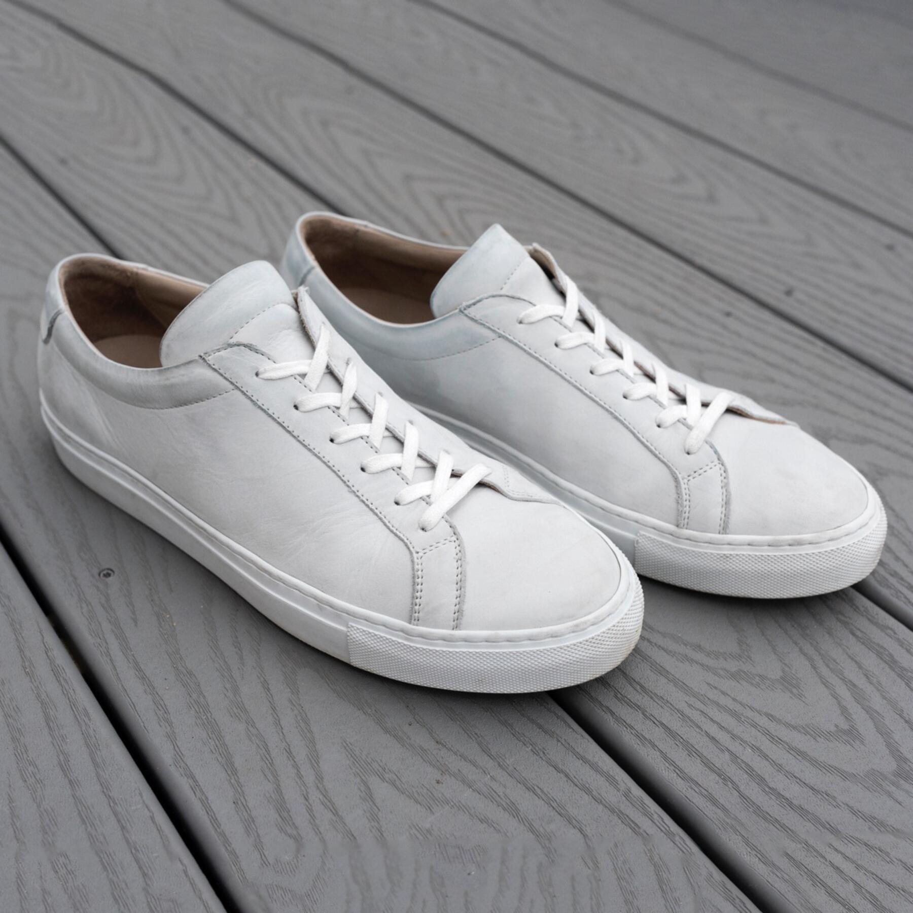 gustin ivory nubuck low top