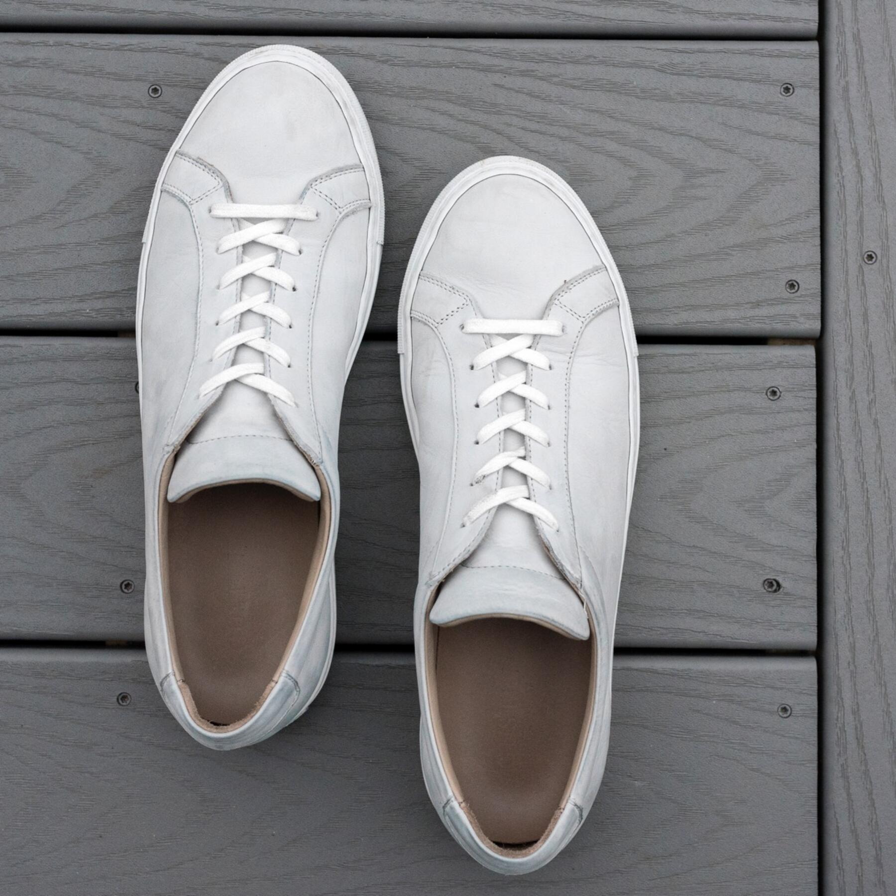 gustin ivory nubuck low top
