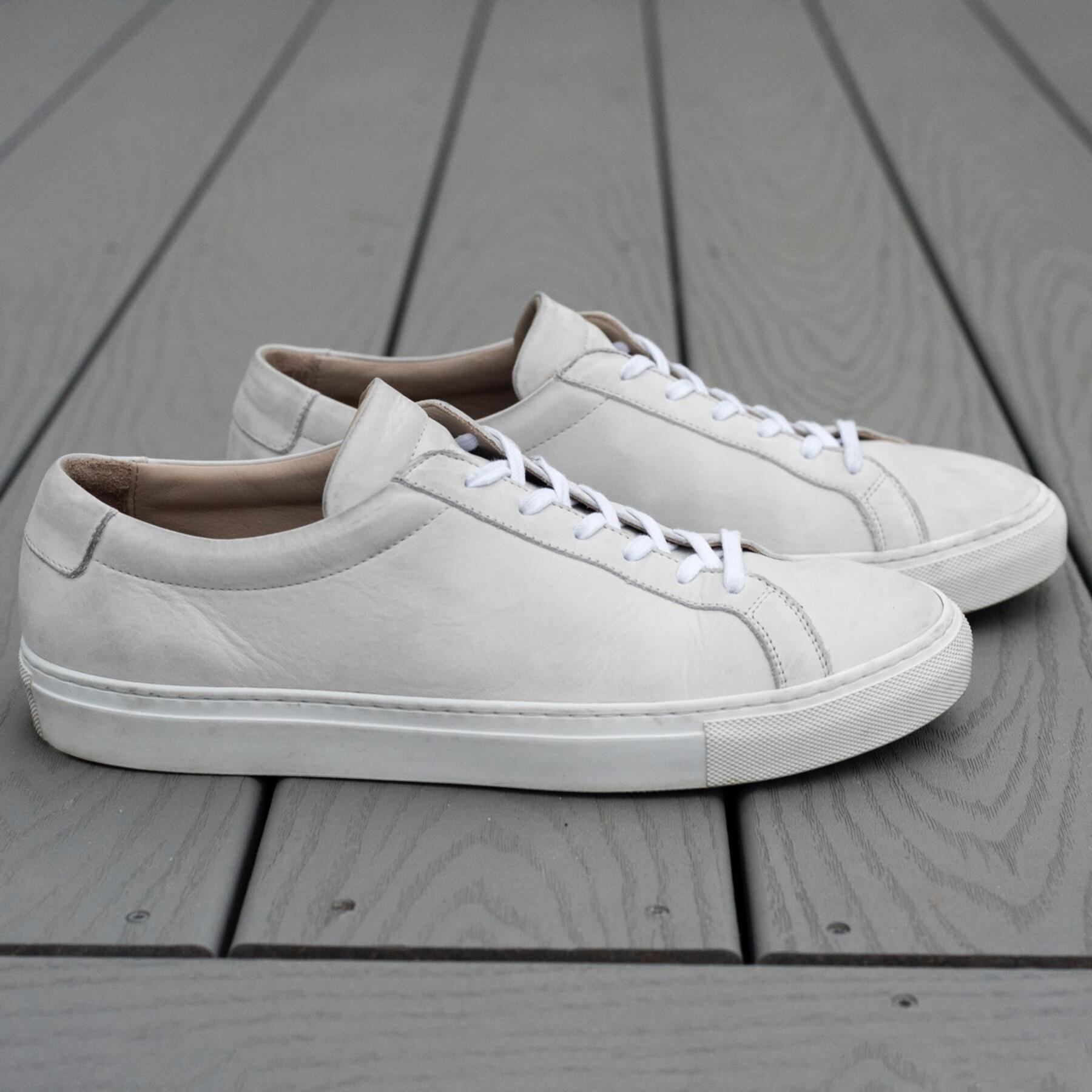 gustin ivory nubuck low top