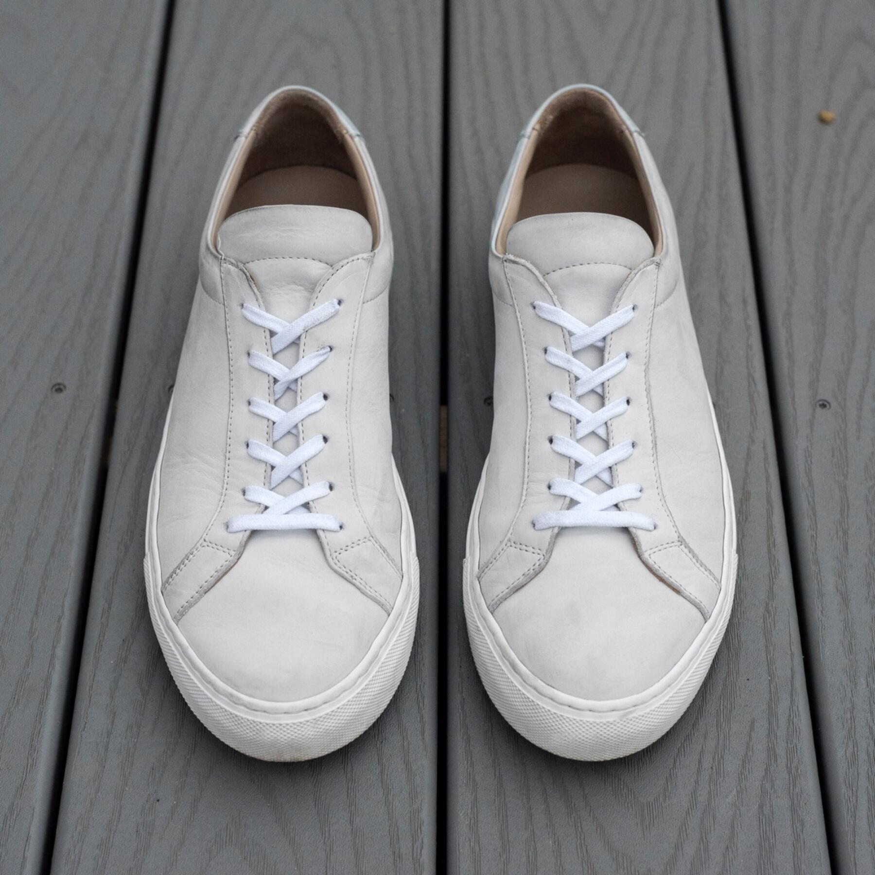 gustin ivory nubuck low top