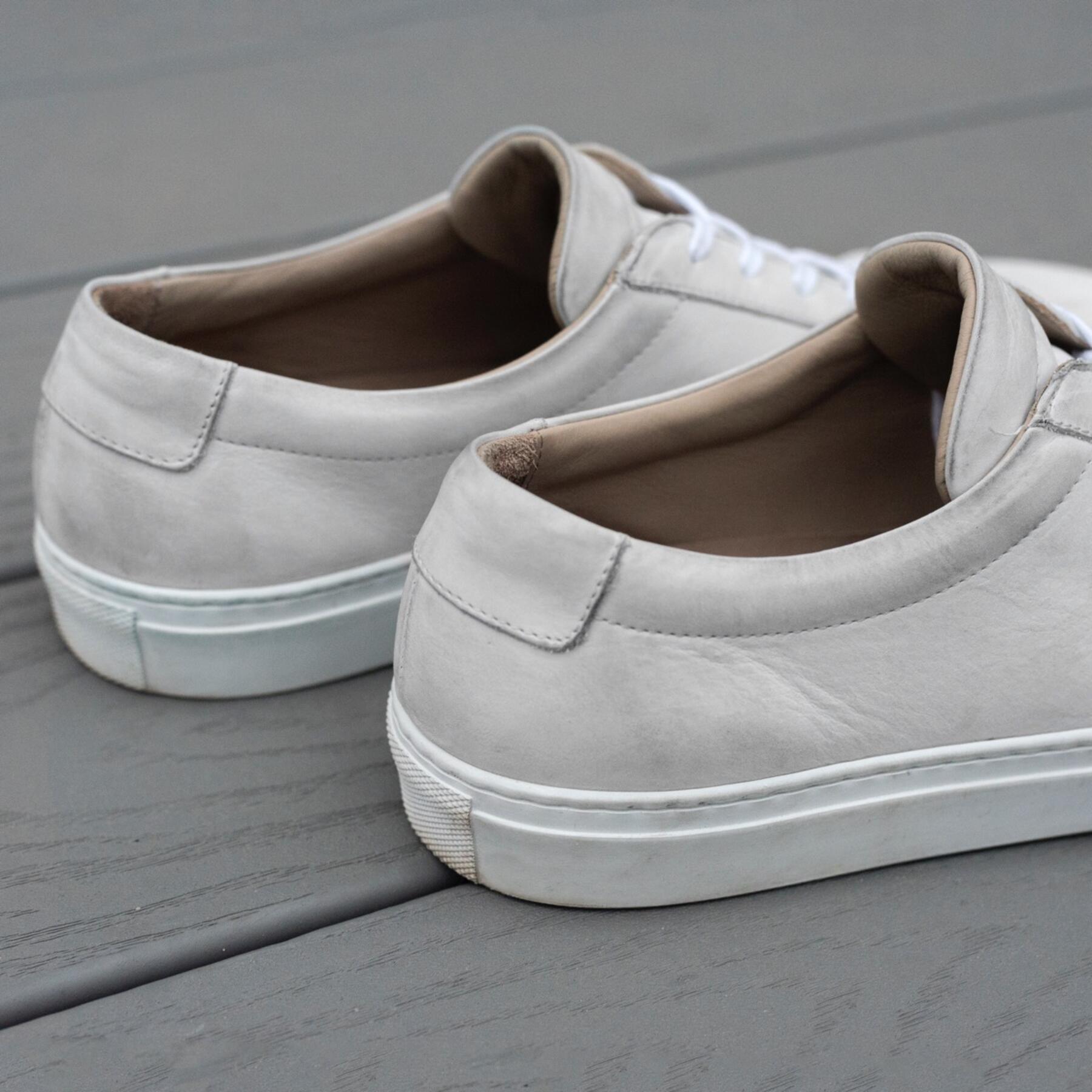 gustin ivory nubuck low top
