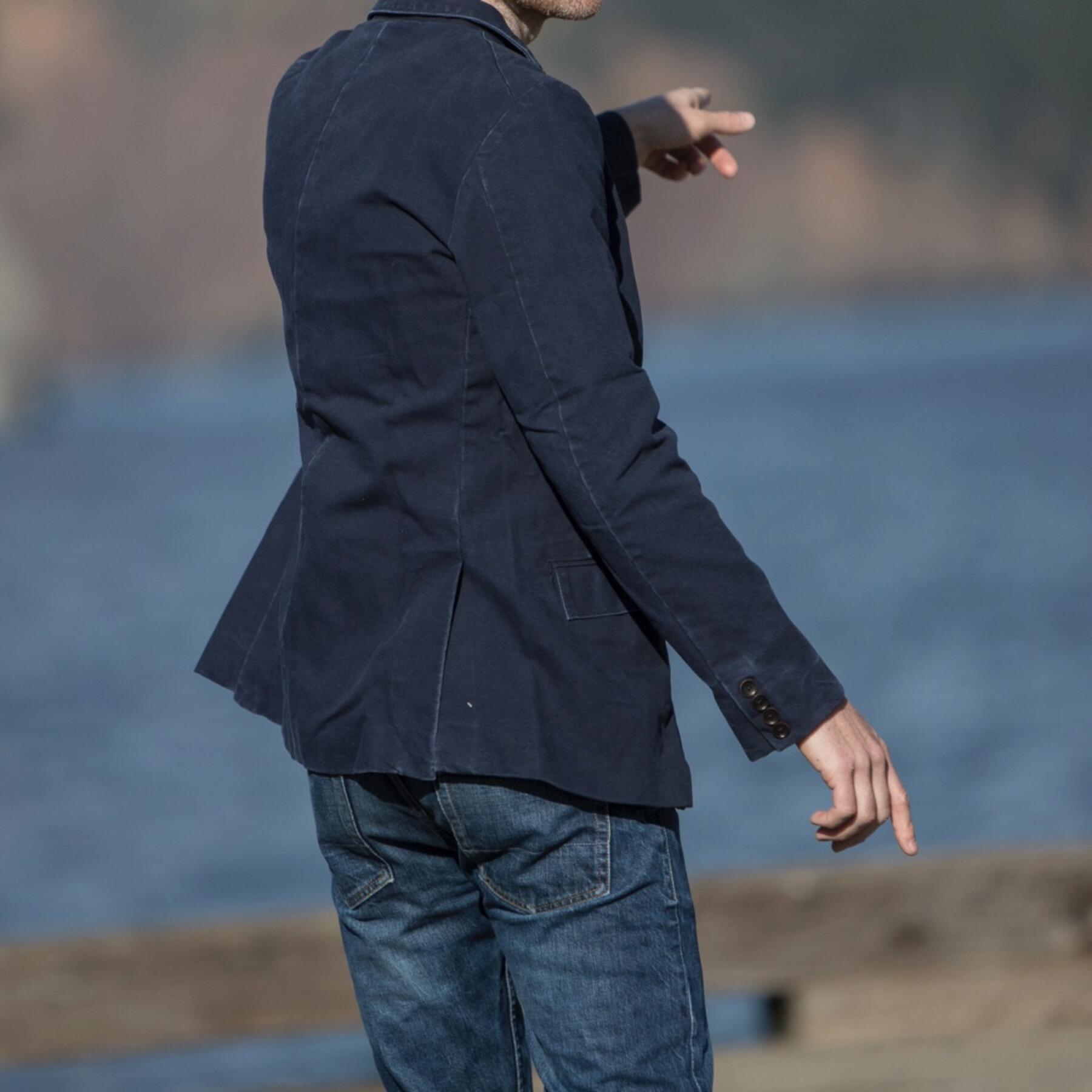 gustin blazer - navy canvas