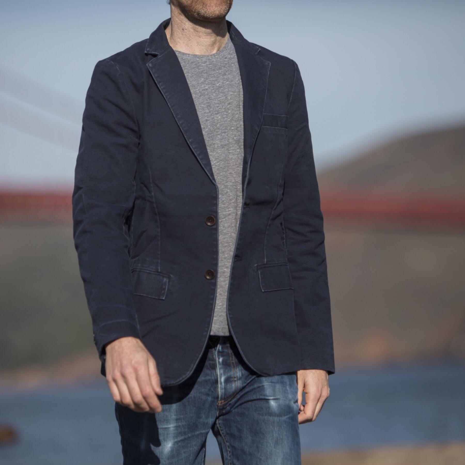 gustin blazer - navy canvas
