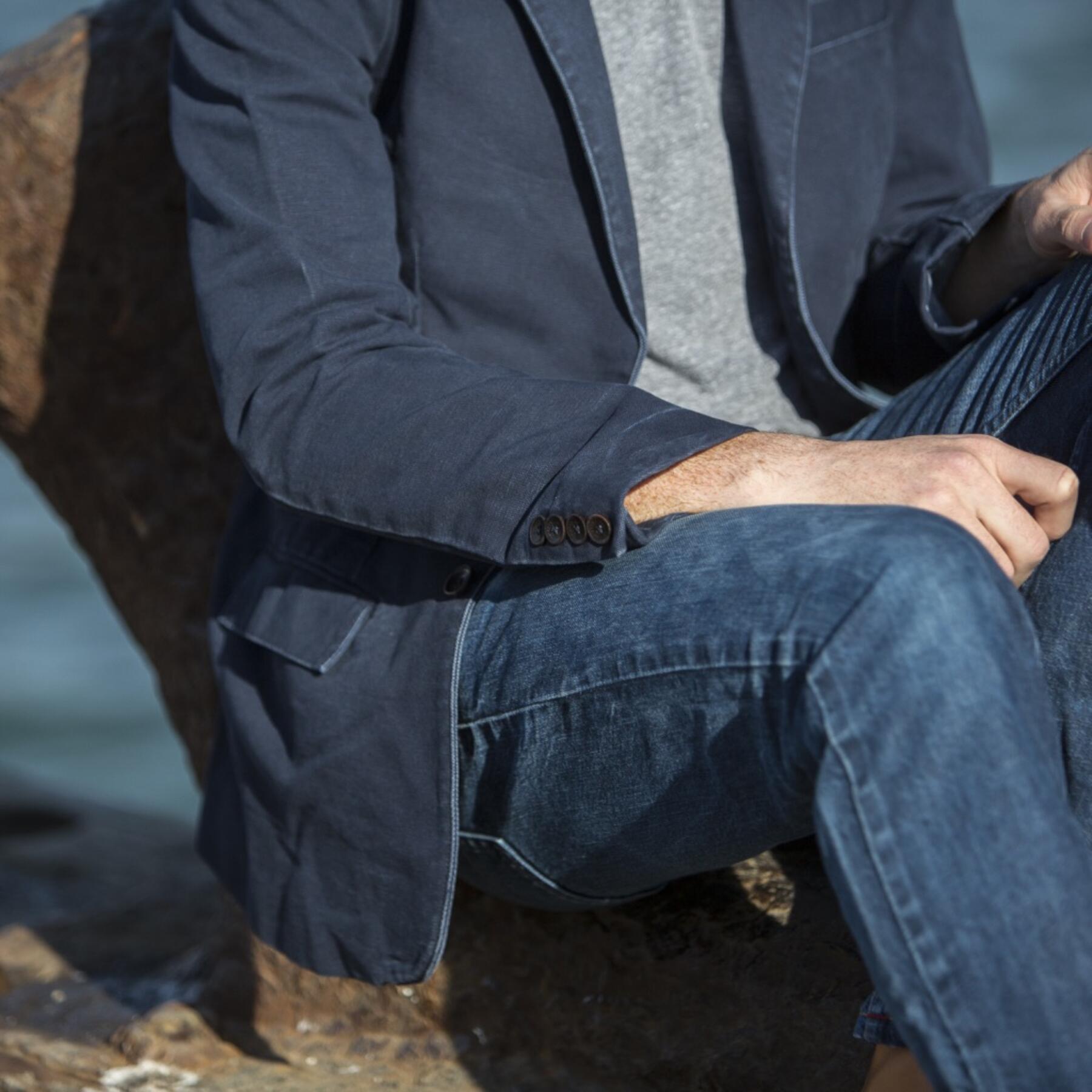 gustin blazer - navy canvas