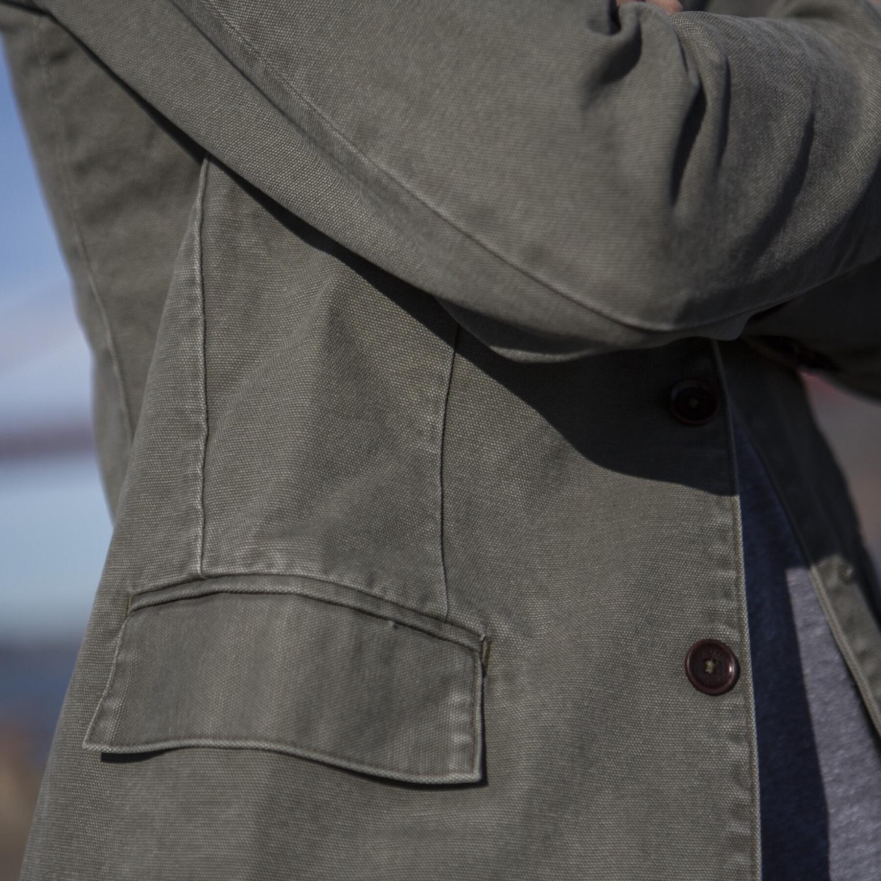 gustin blazer - army green canvas