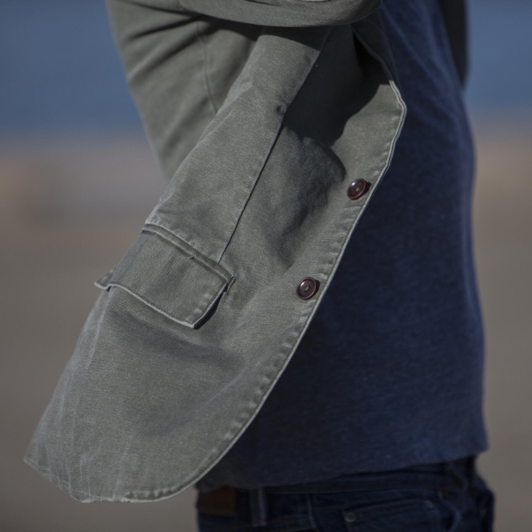 gustin blazer - army green canvas
