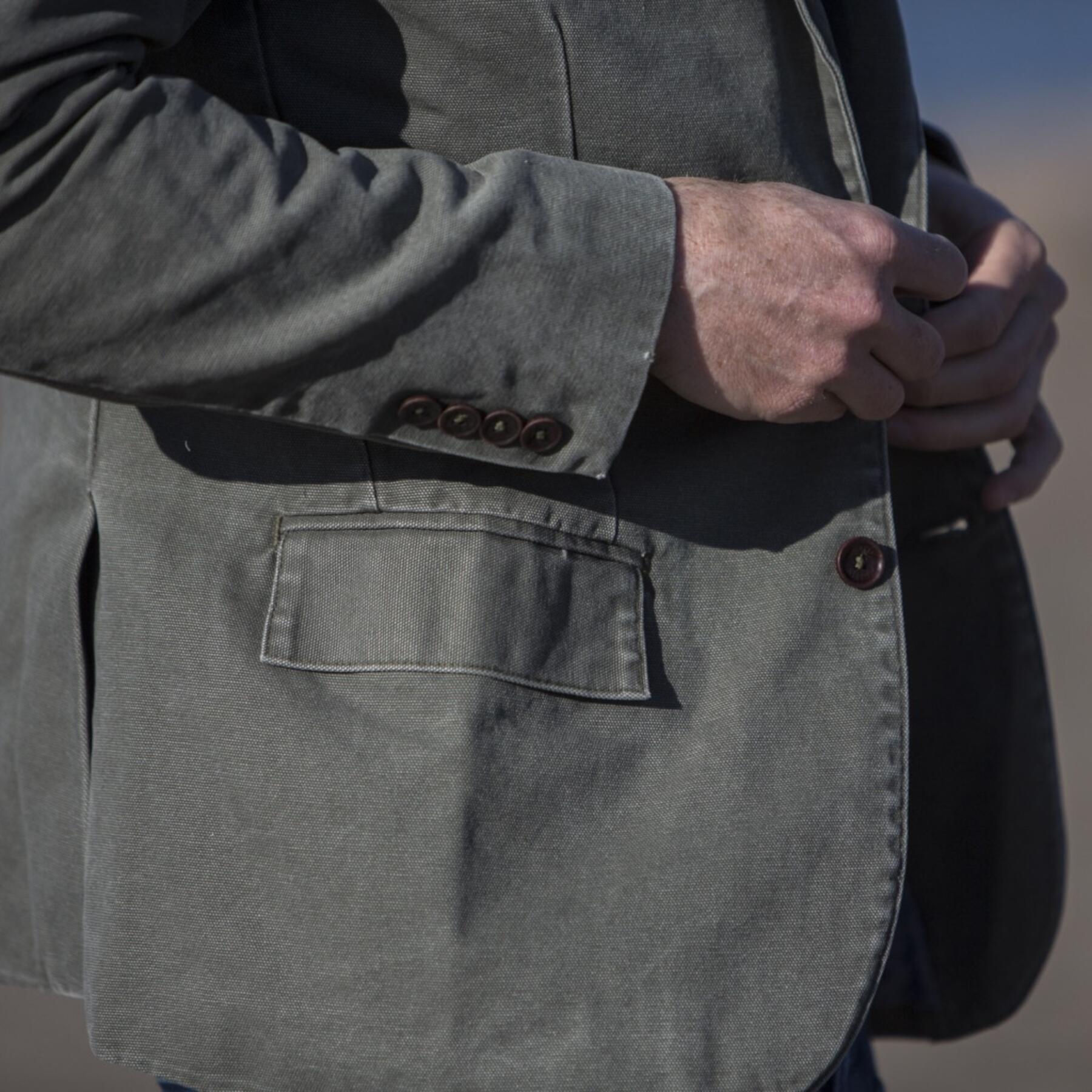 gustin blazer - army green canvas