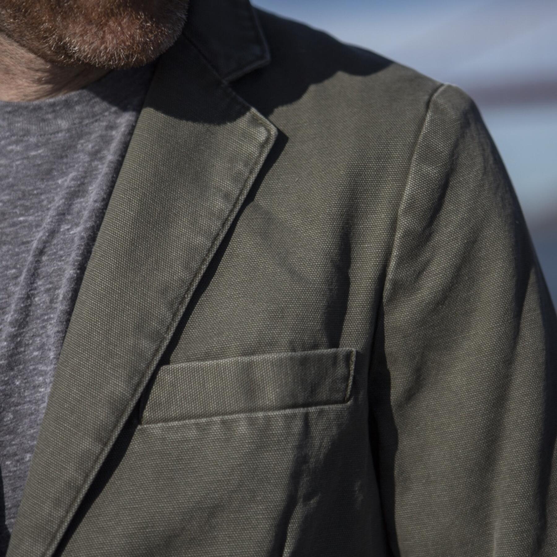 gustin blazer - army green canvas