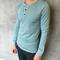 gustin usa pigment dyed henley lagoon green