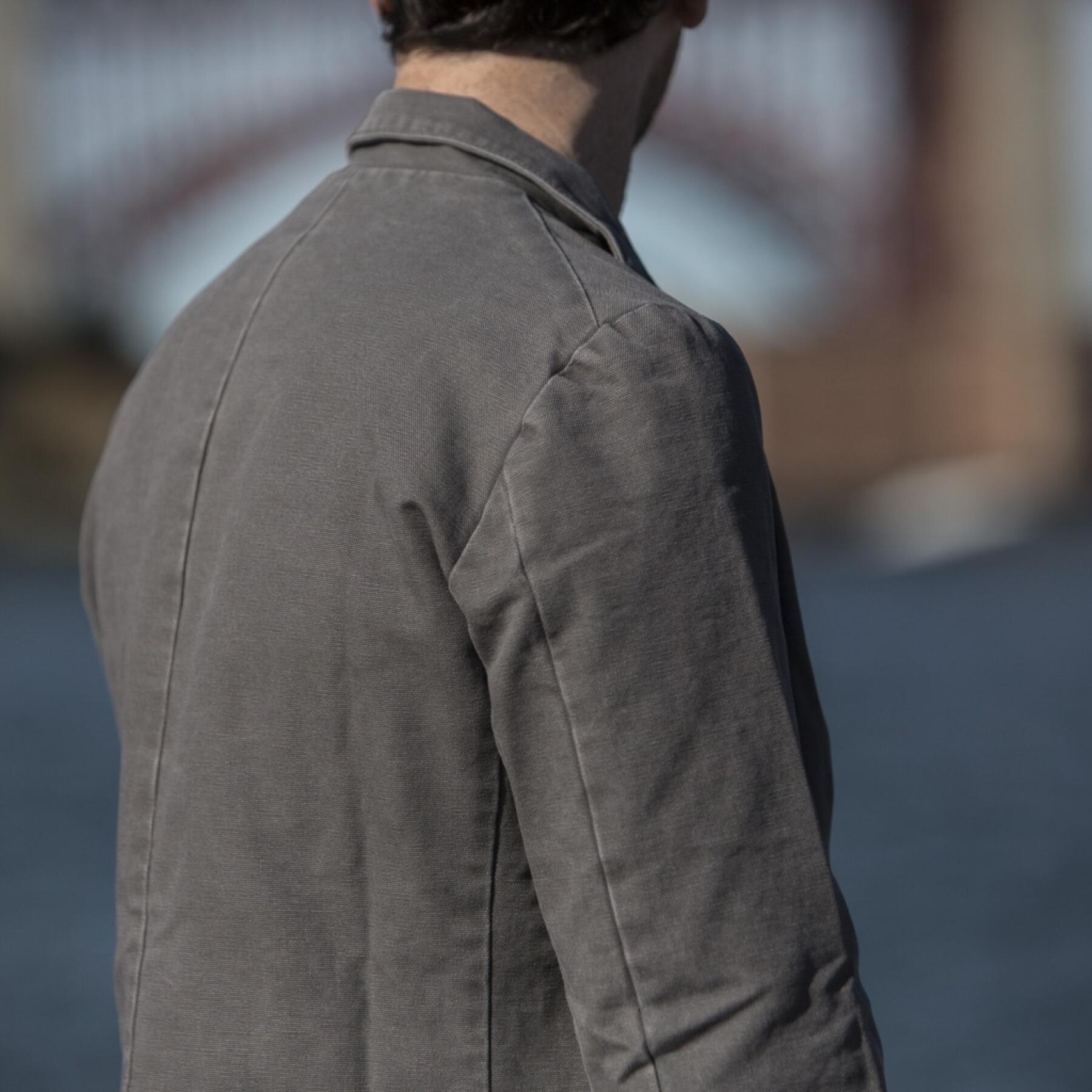 gustin blazer - grey canvas