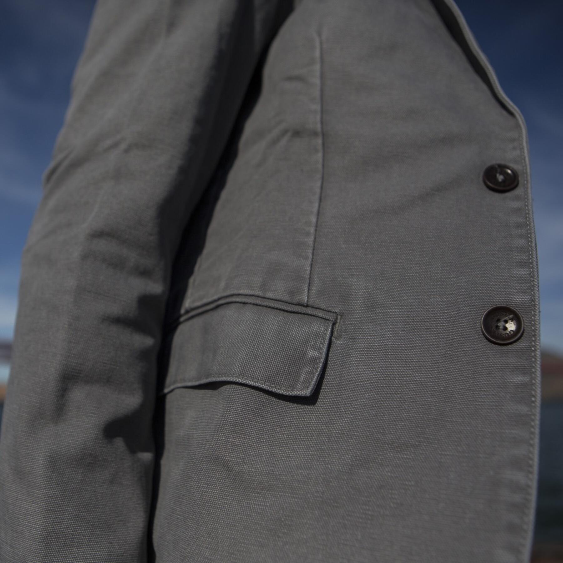 gustin blazer - grey canvas