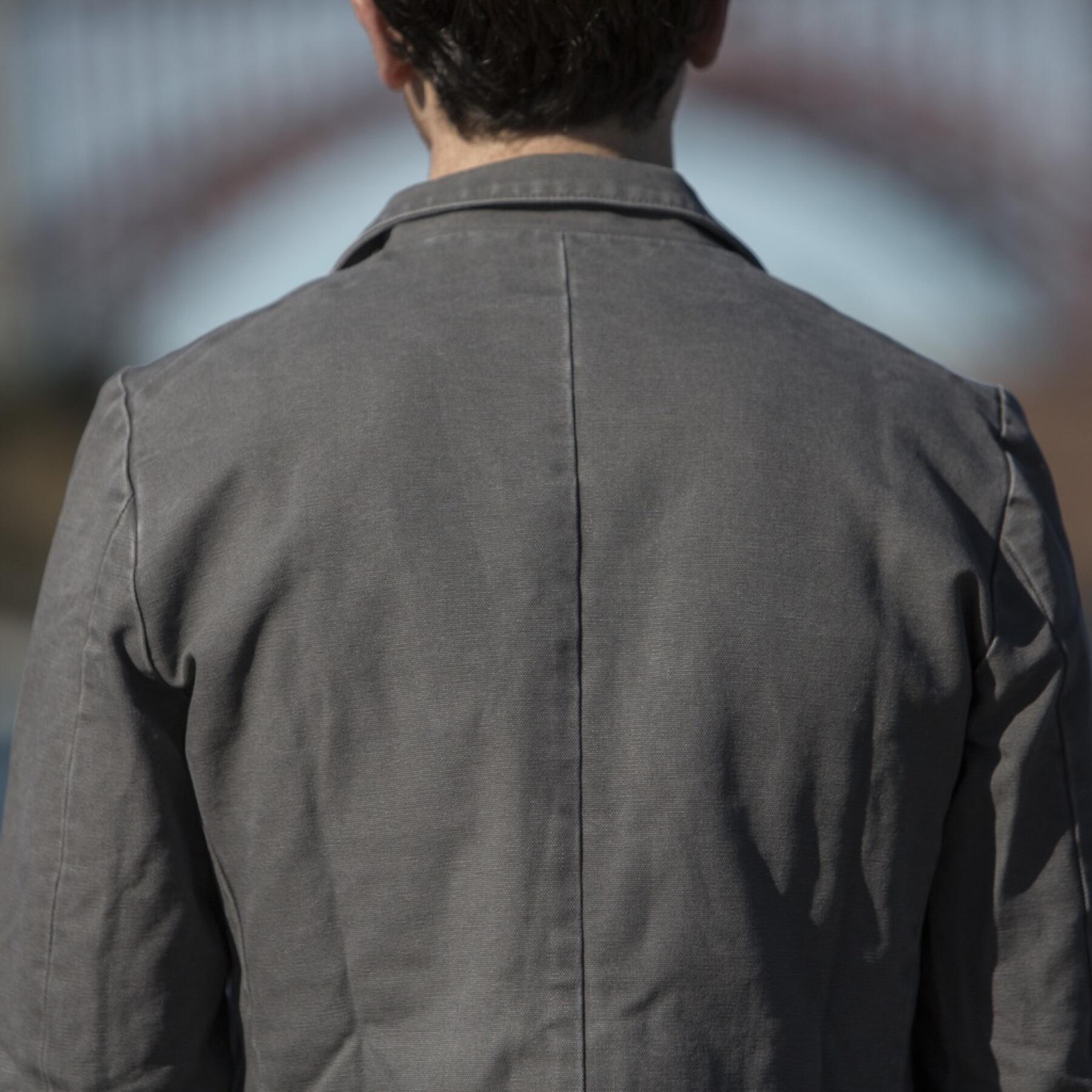 gustin blazer - grey canvas