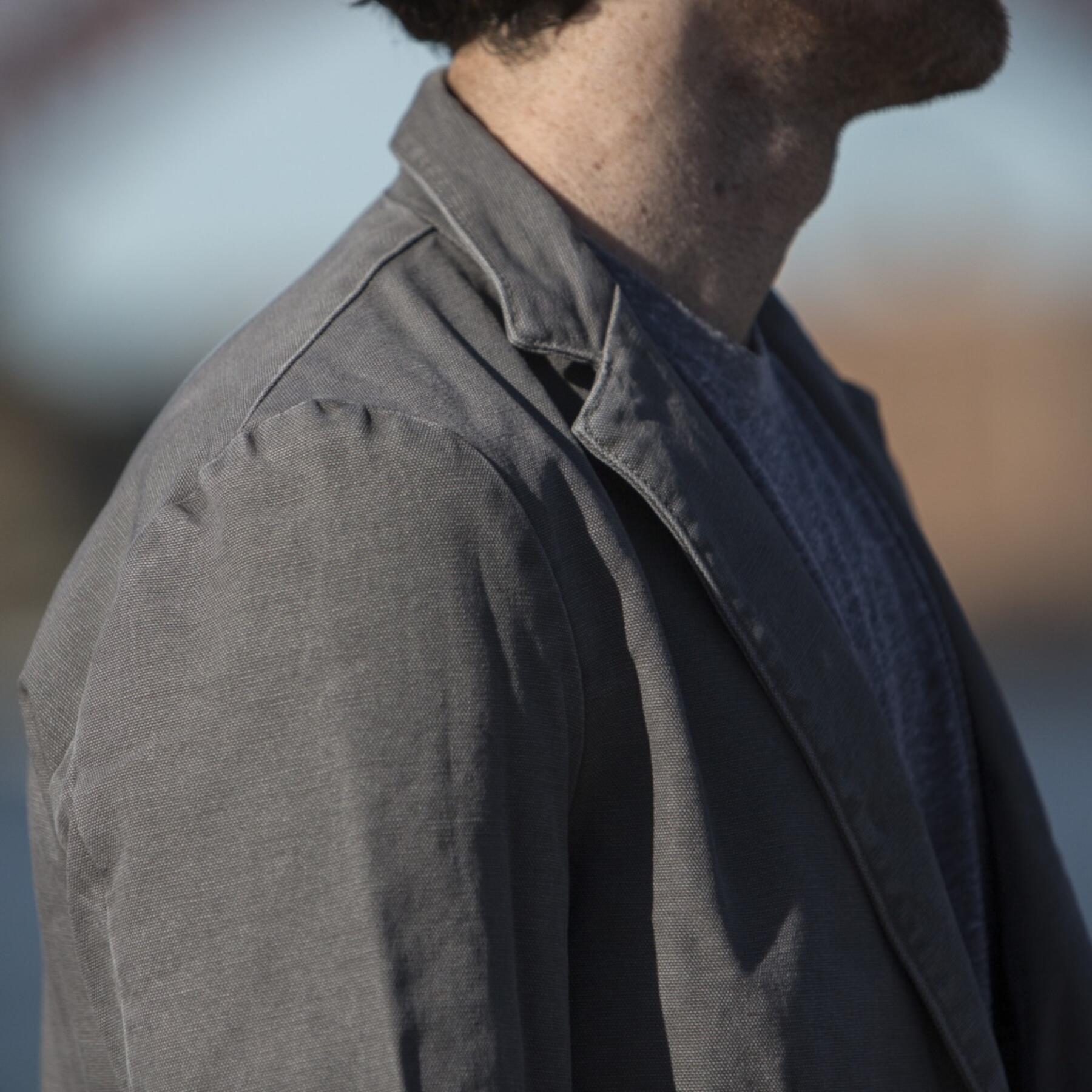 gustin blazer - grey canvas