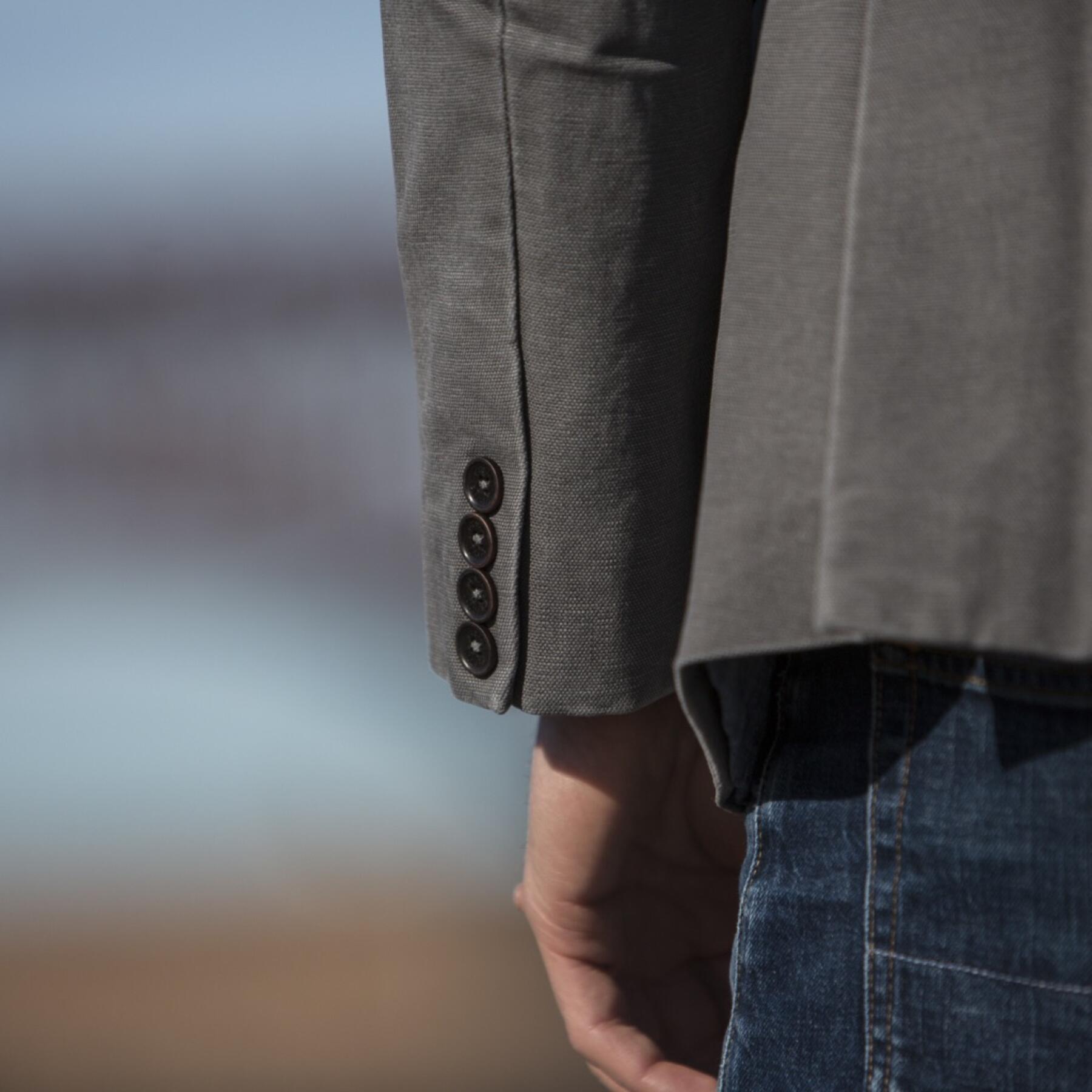 gustin blazer - grey canvas