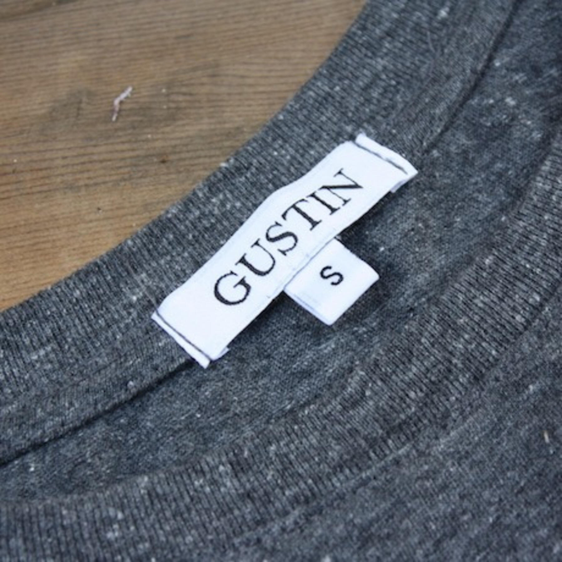 gustin mineral washed t-shirt - steel blue