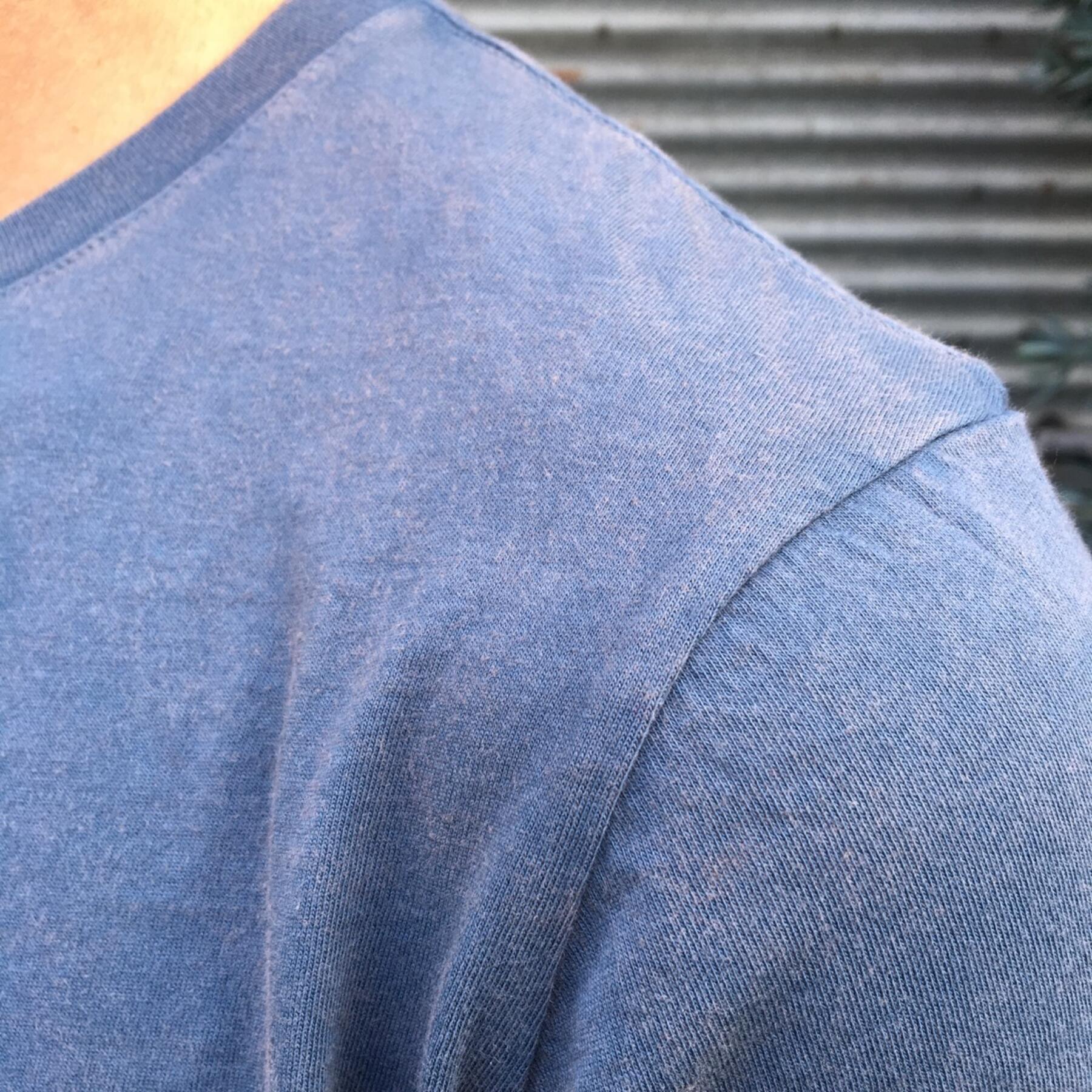 gustin mineral washed t-shirt - steel blue