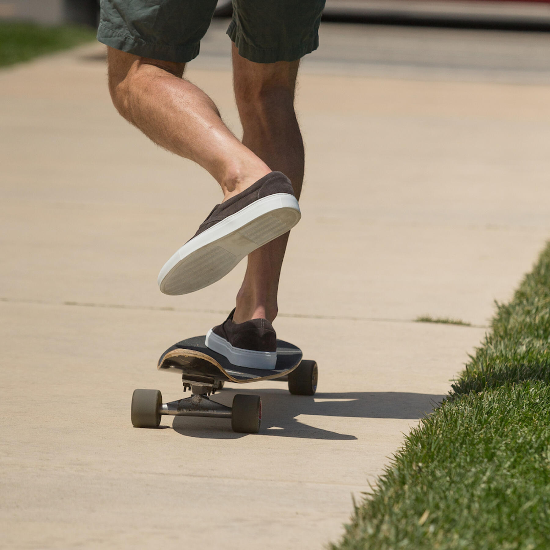 gustin olive slip on