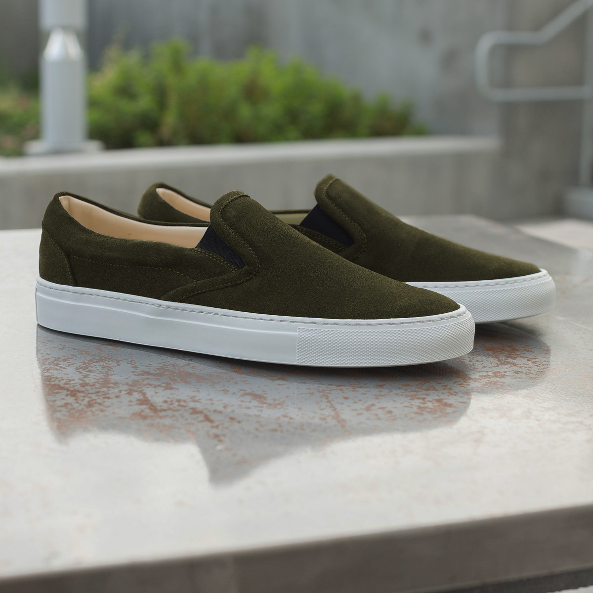 Olive Slip On | Gustin | Shoes | Sneakers