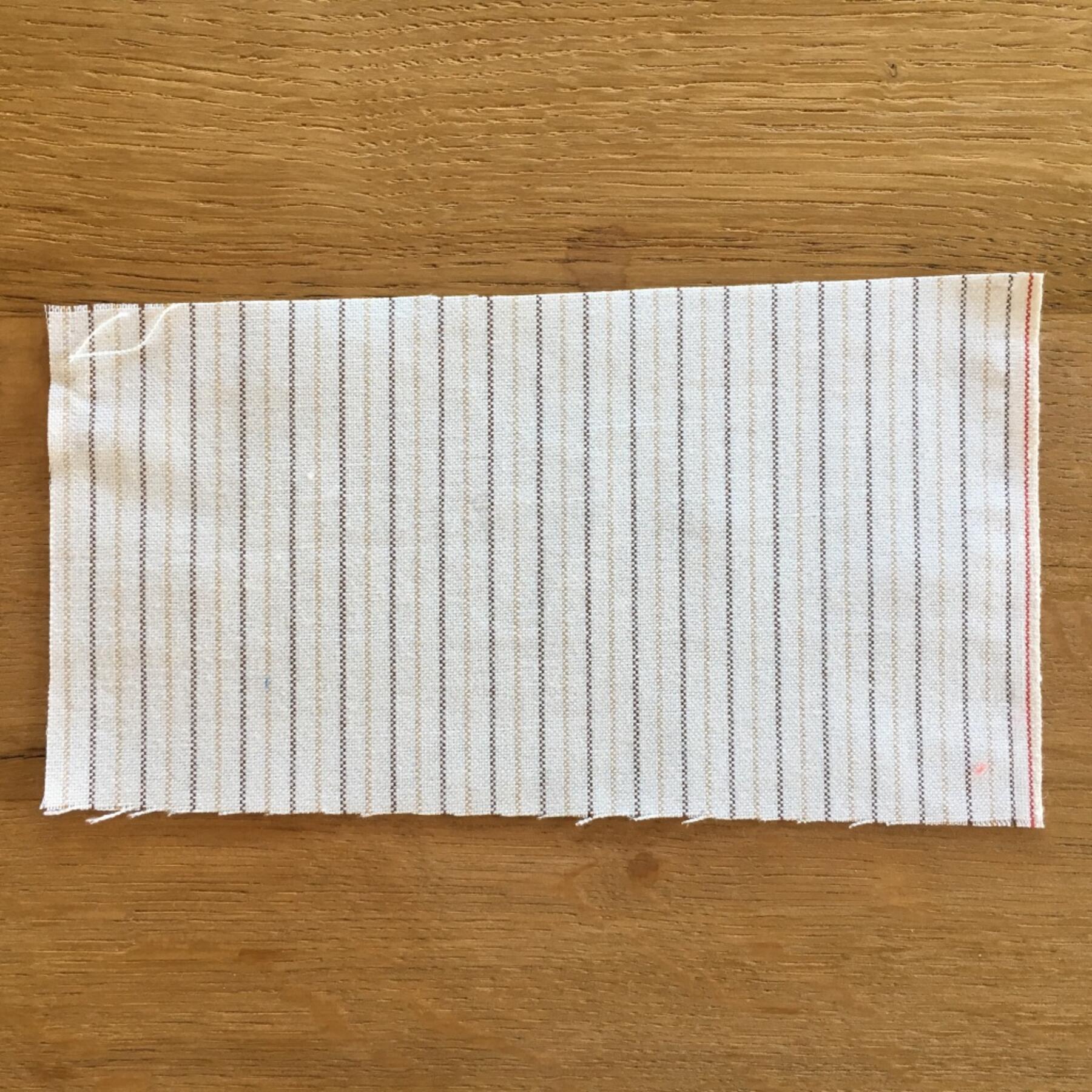 gustin #476 cream stripe selvedge