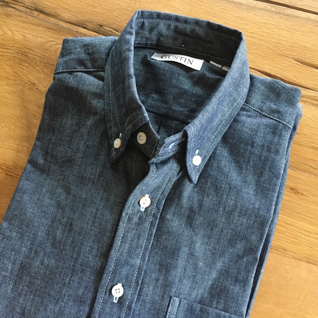 トップス WASHED CHAMBRAY POPLIN SKIPPER SHIRT 01_0317_Spring_2025_Ecomm_gran