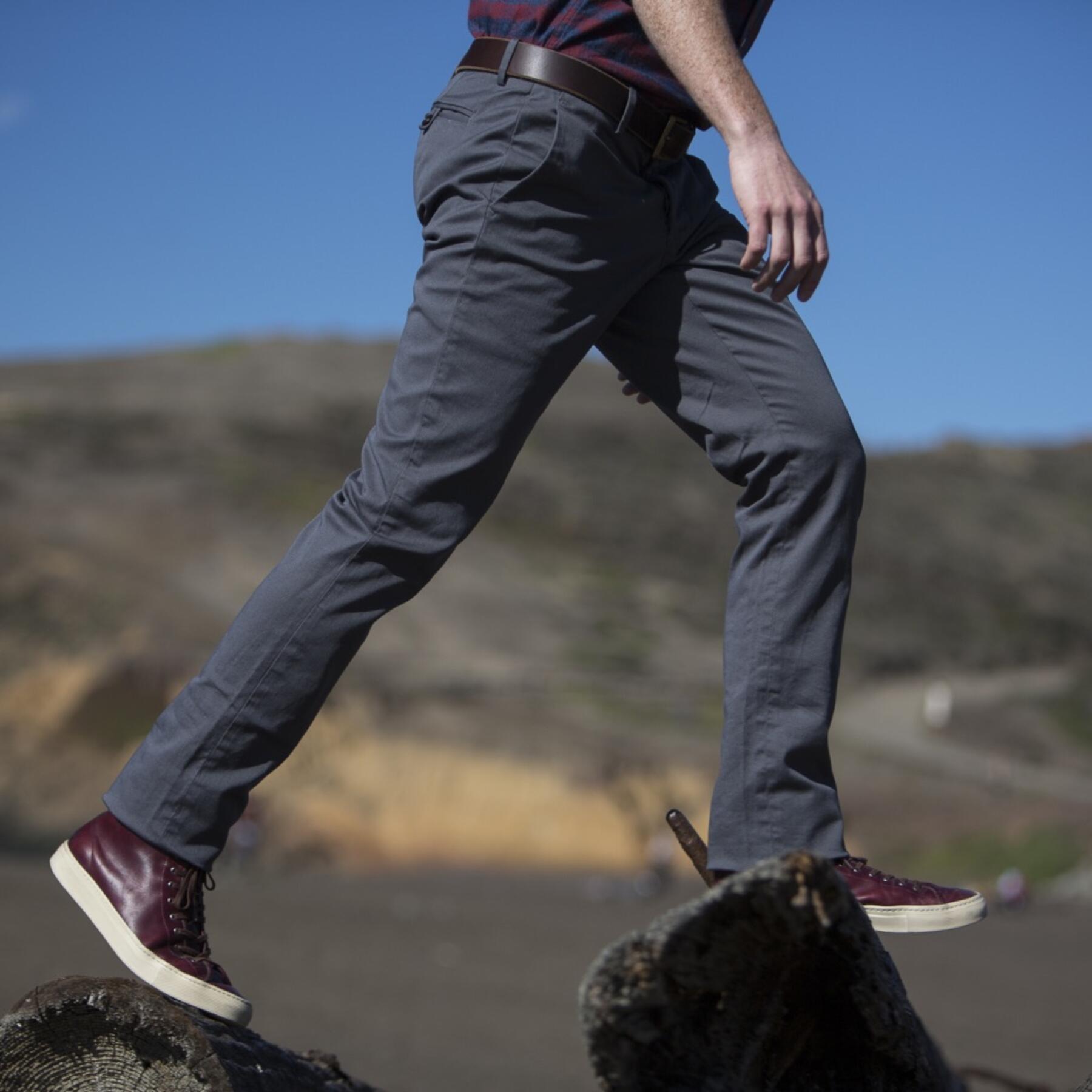 gustin #111 silver stretch chino