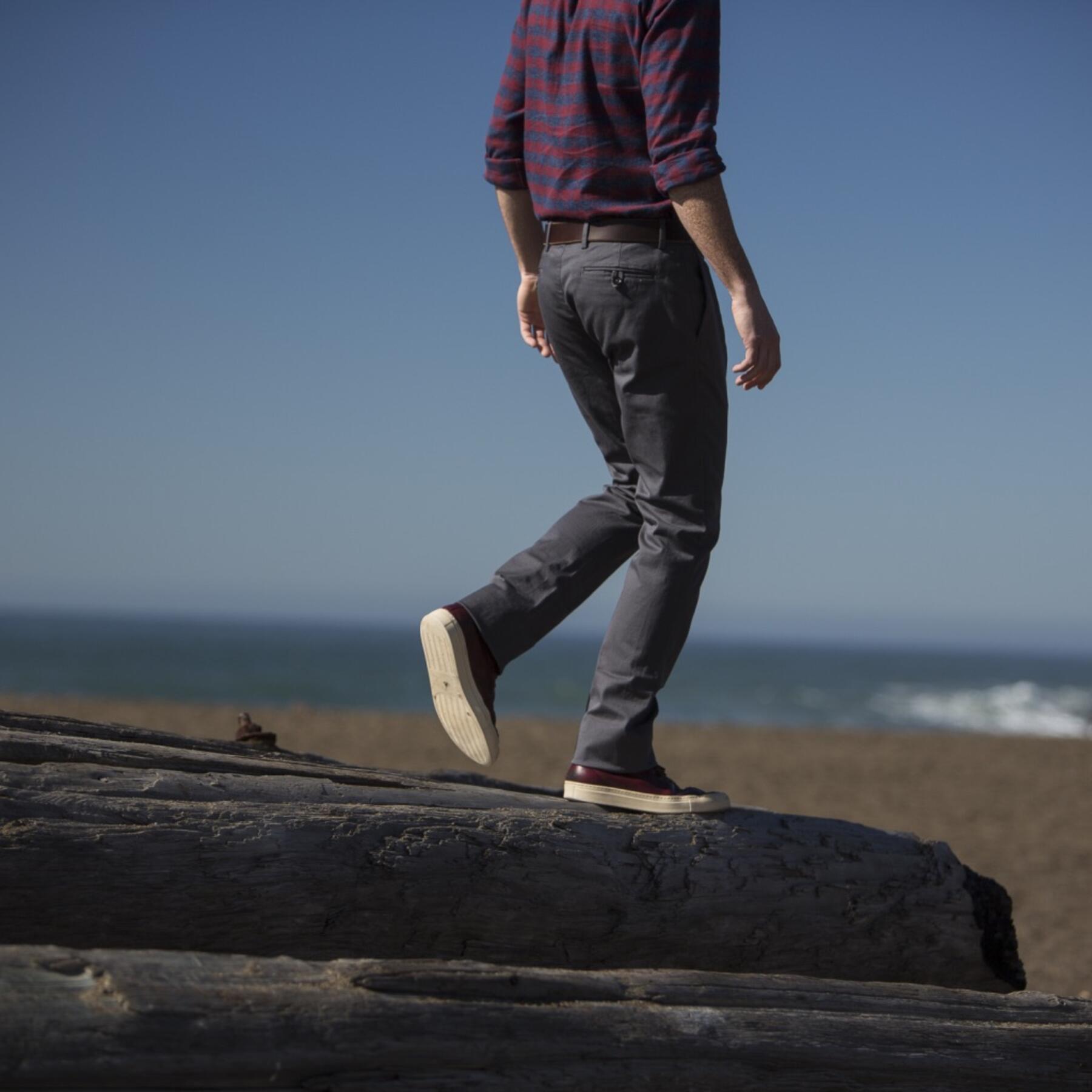 gustin #111 silver stretch chino