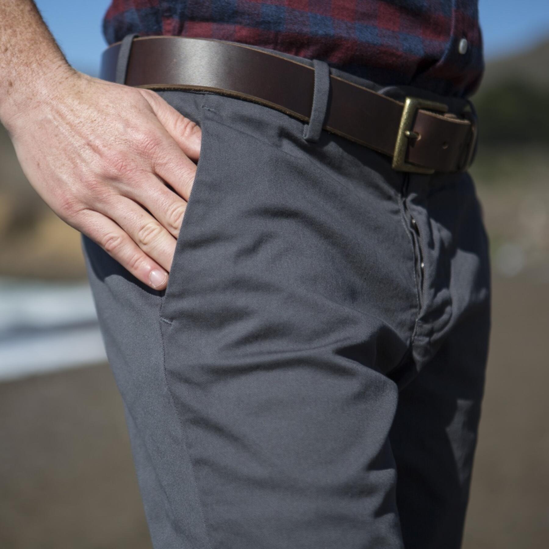gustin #111 silver stretch chino