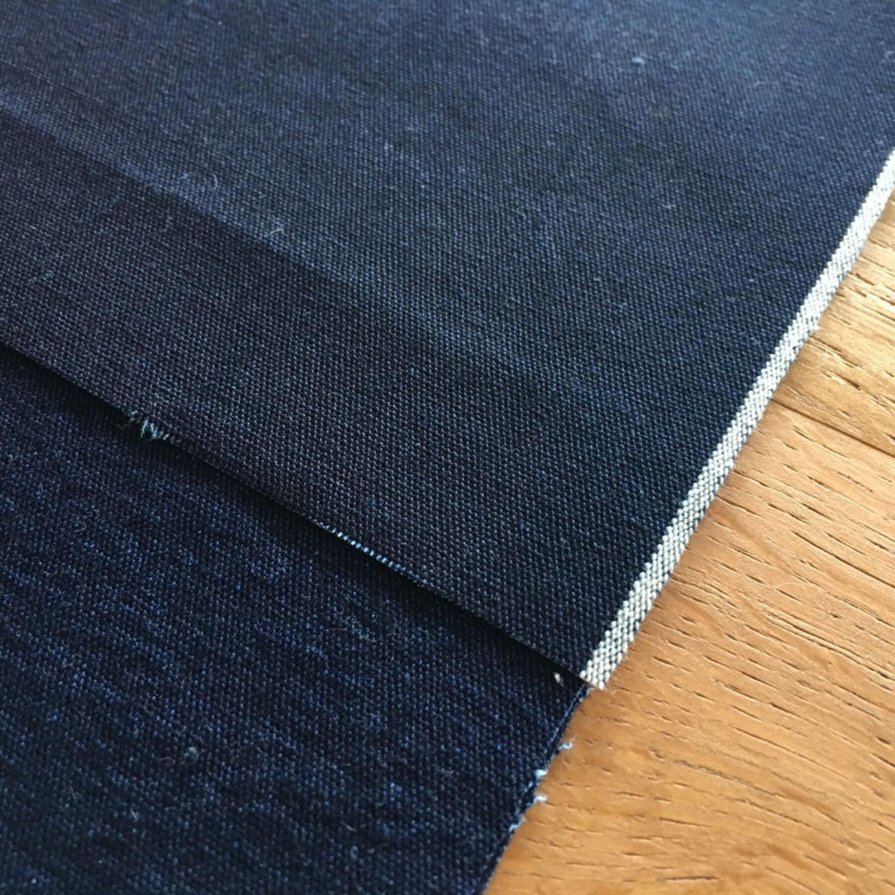 gustin #110 japan indigo selvedge canvas chino