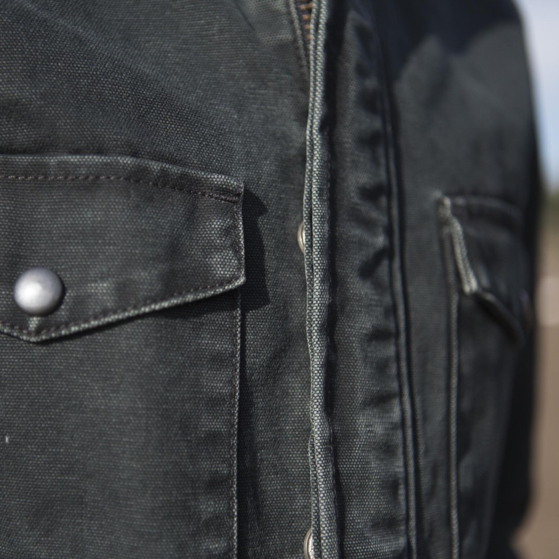 gustin field jacket - usa black canvas