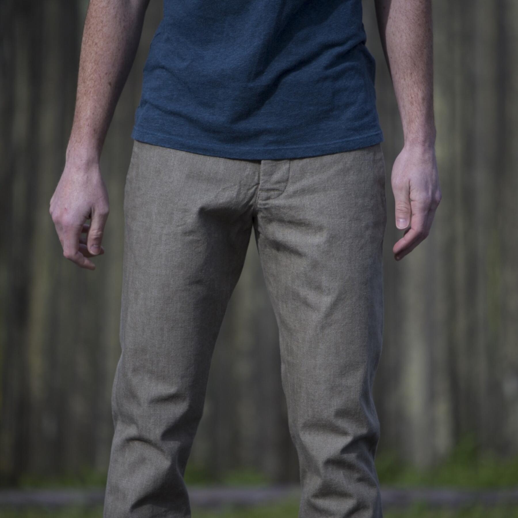 gustin #116 desert chambray chino