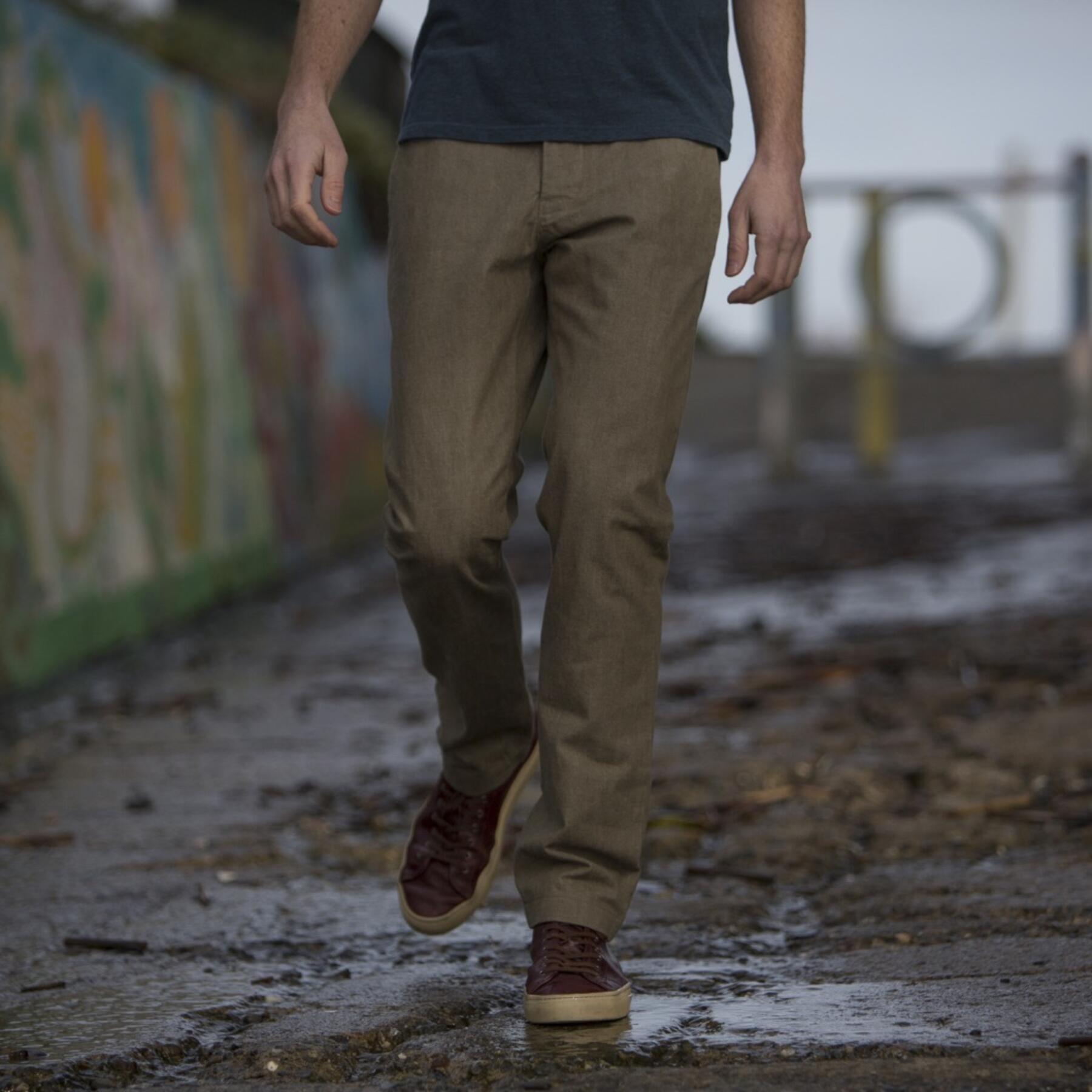 gustin #116 desert chambray chino