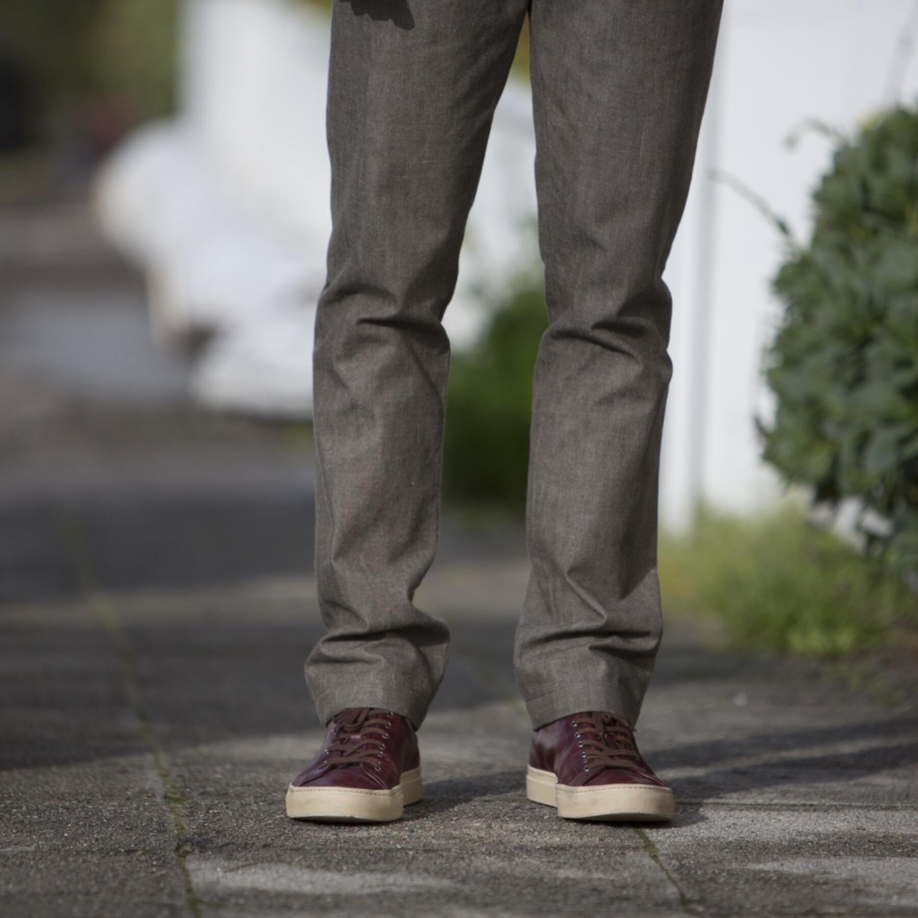gustin #115 olive chambray chino
