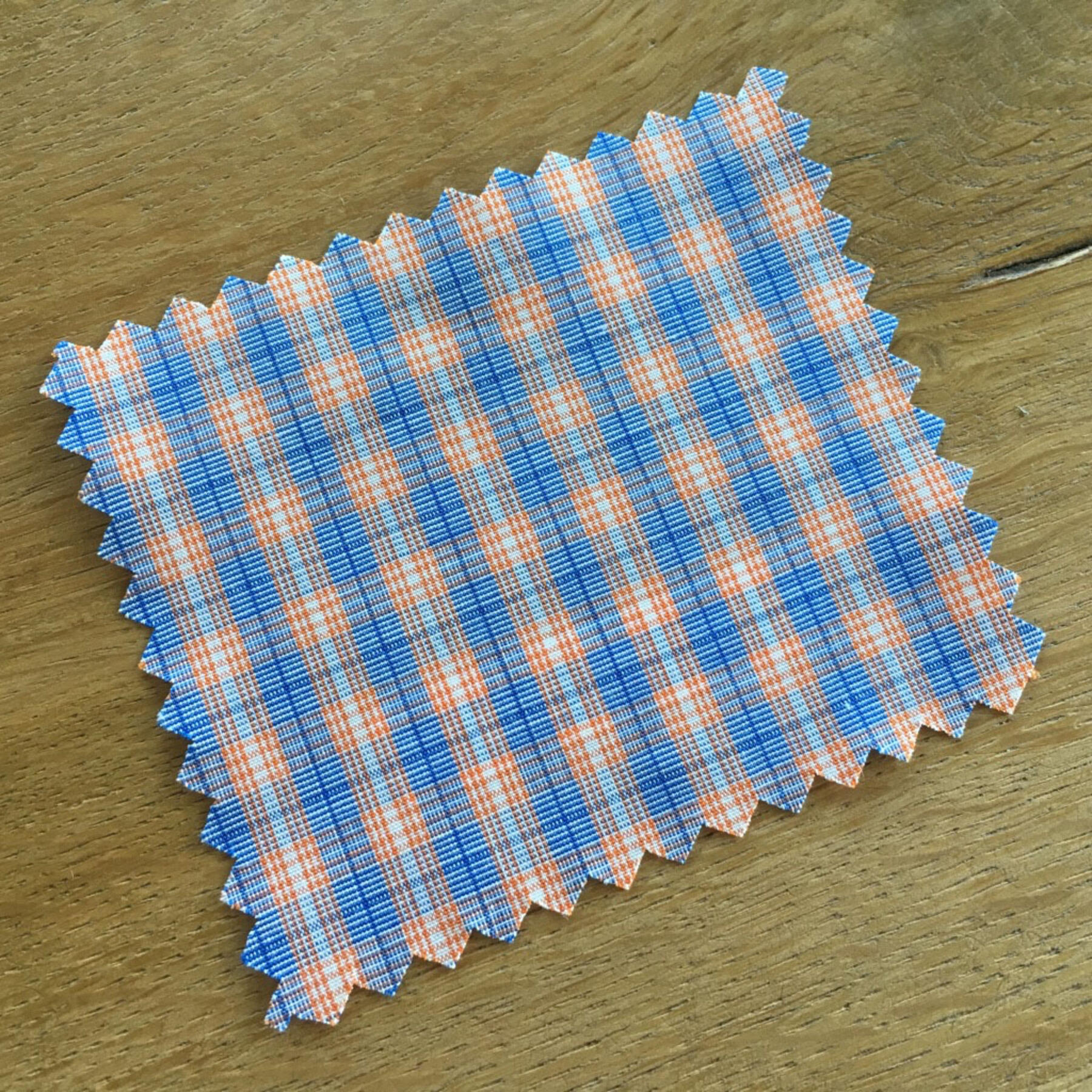 gustin #483 royal orange plaid
