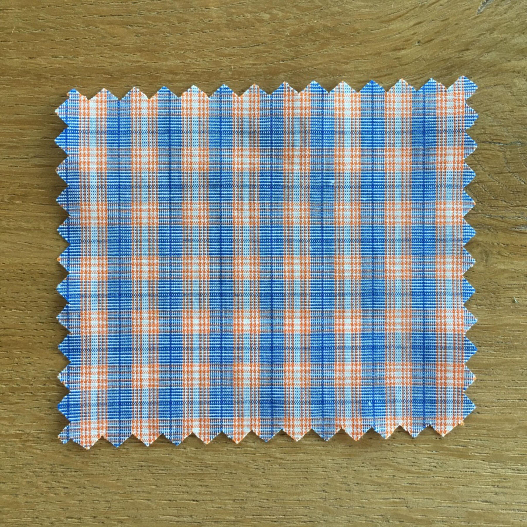 gustin #483 royal orange plaid