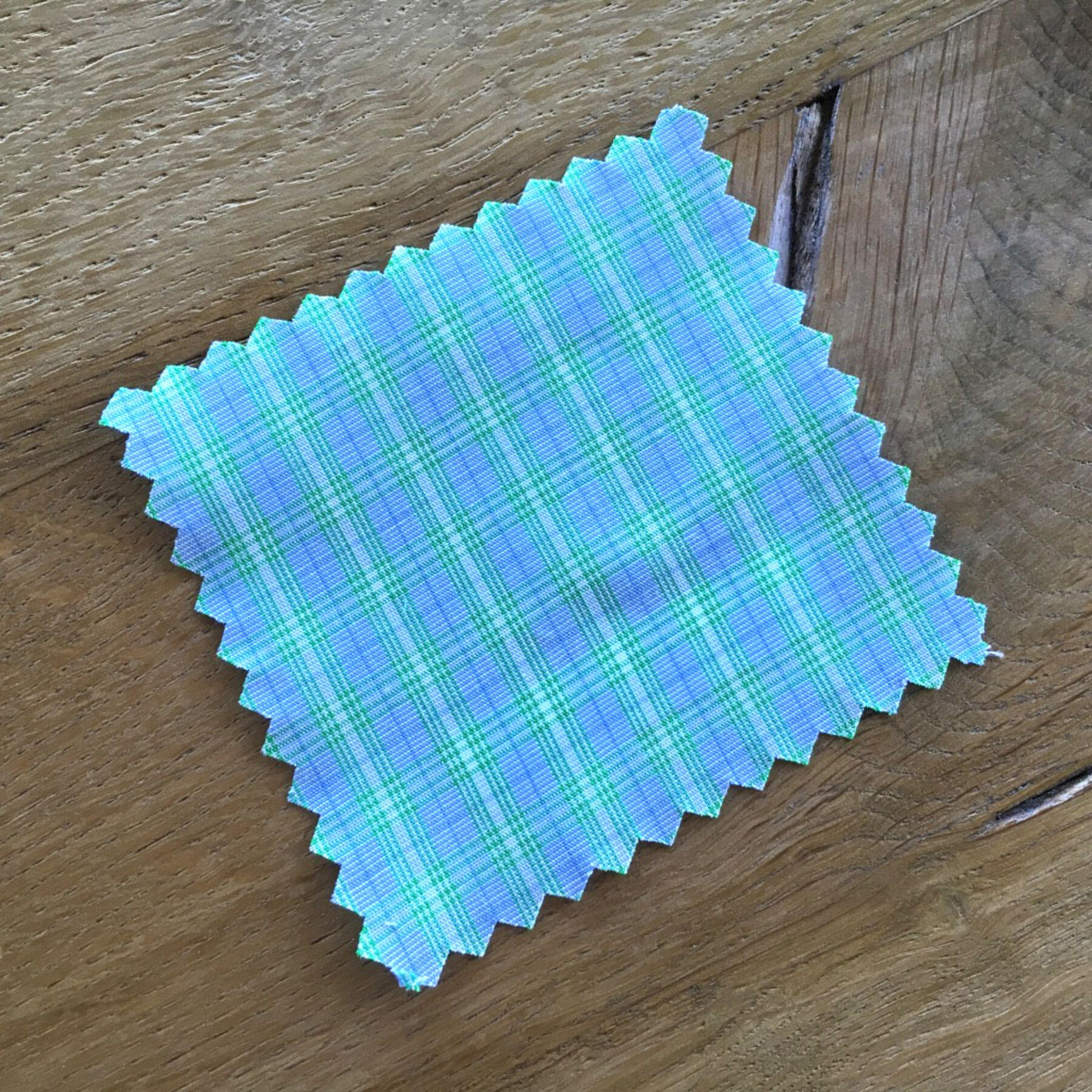 gustin #484 sky lime plaid