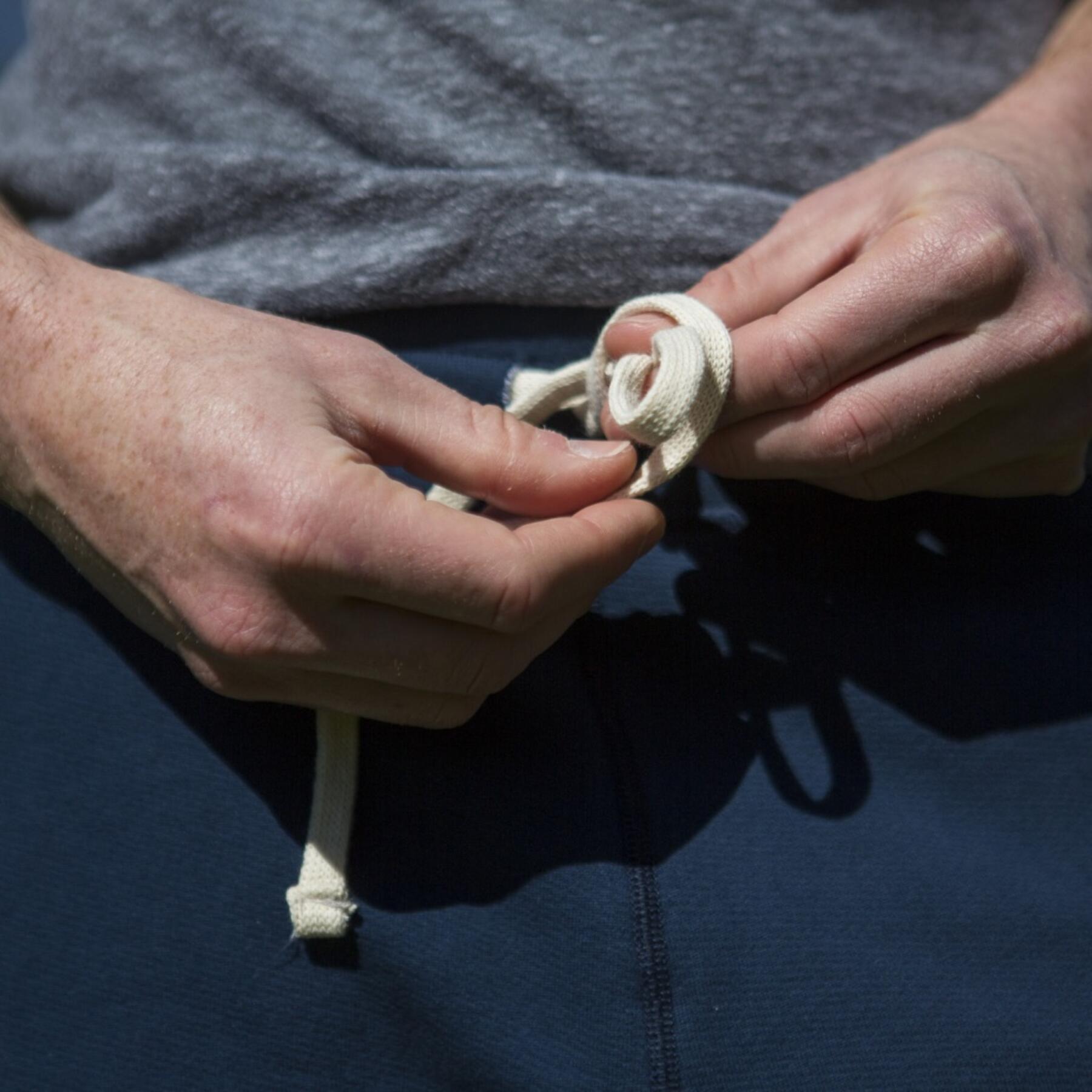 gustin navy sweatshorts