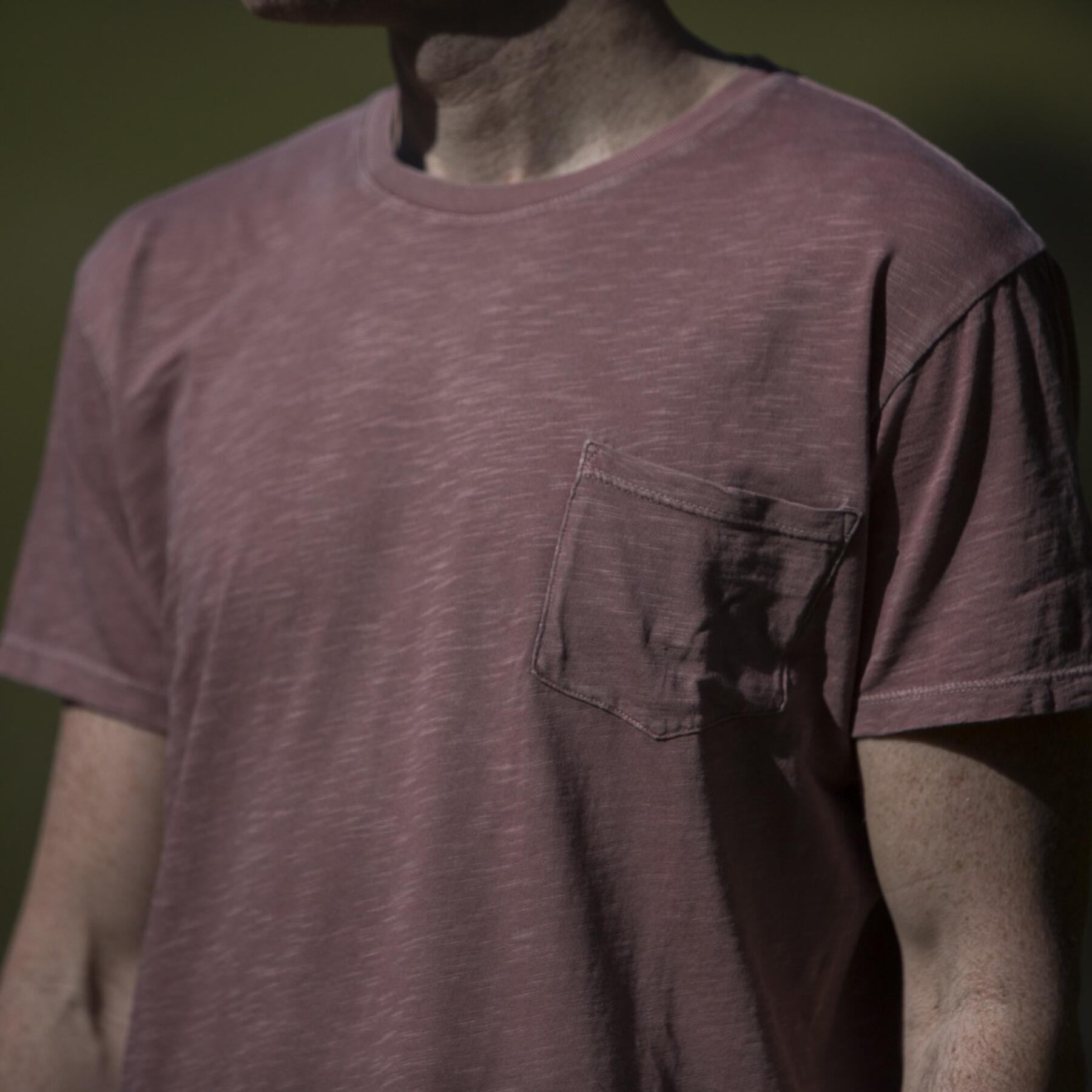 gustin slub pocket t-shirt 3 pack (ocean, oatmeal, red)