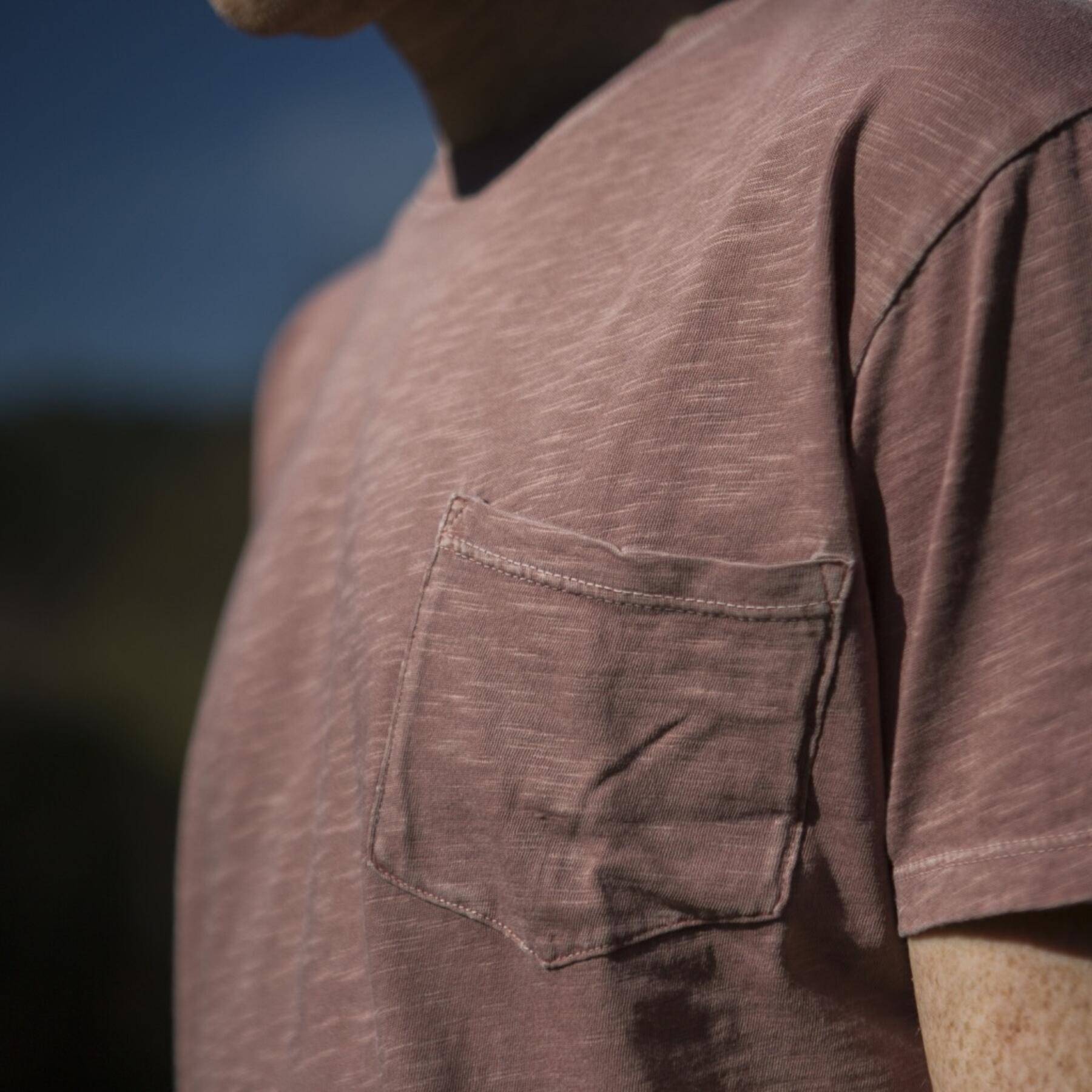 gustin slub pocket t-shirt 3 pack (ocean, oatmeal, red)