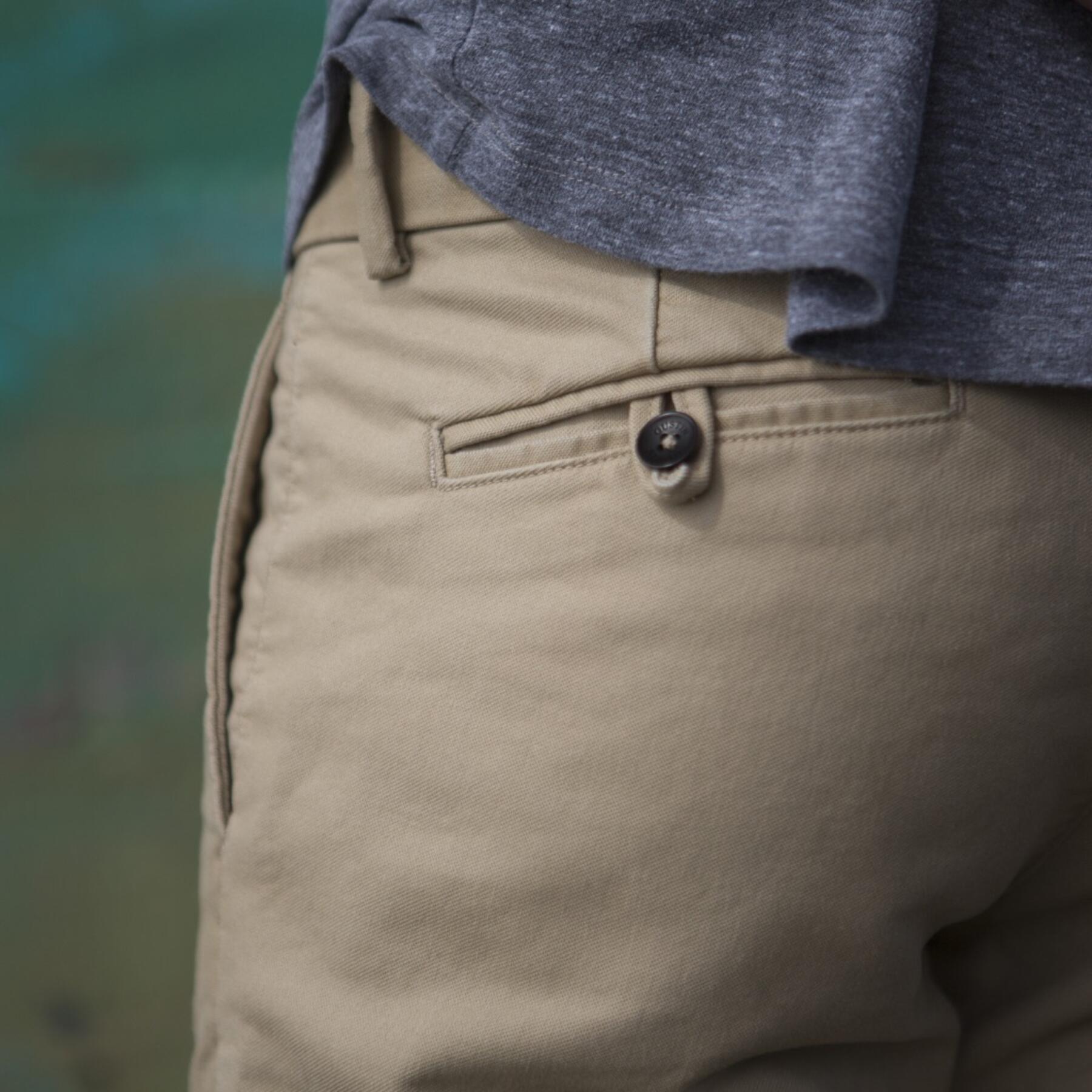 gustin #119 khaki moleskin chino