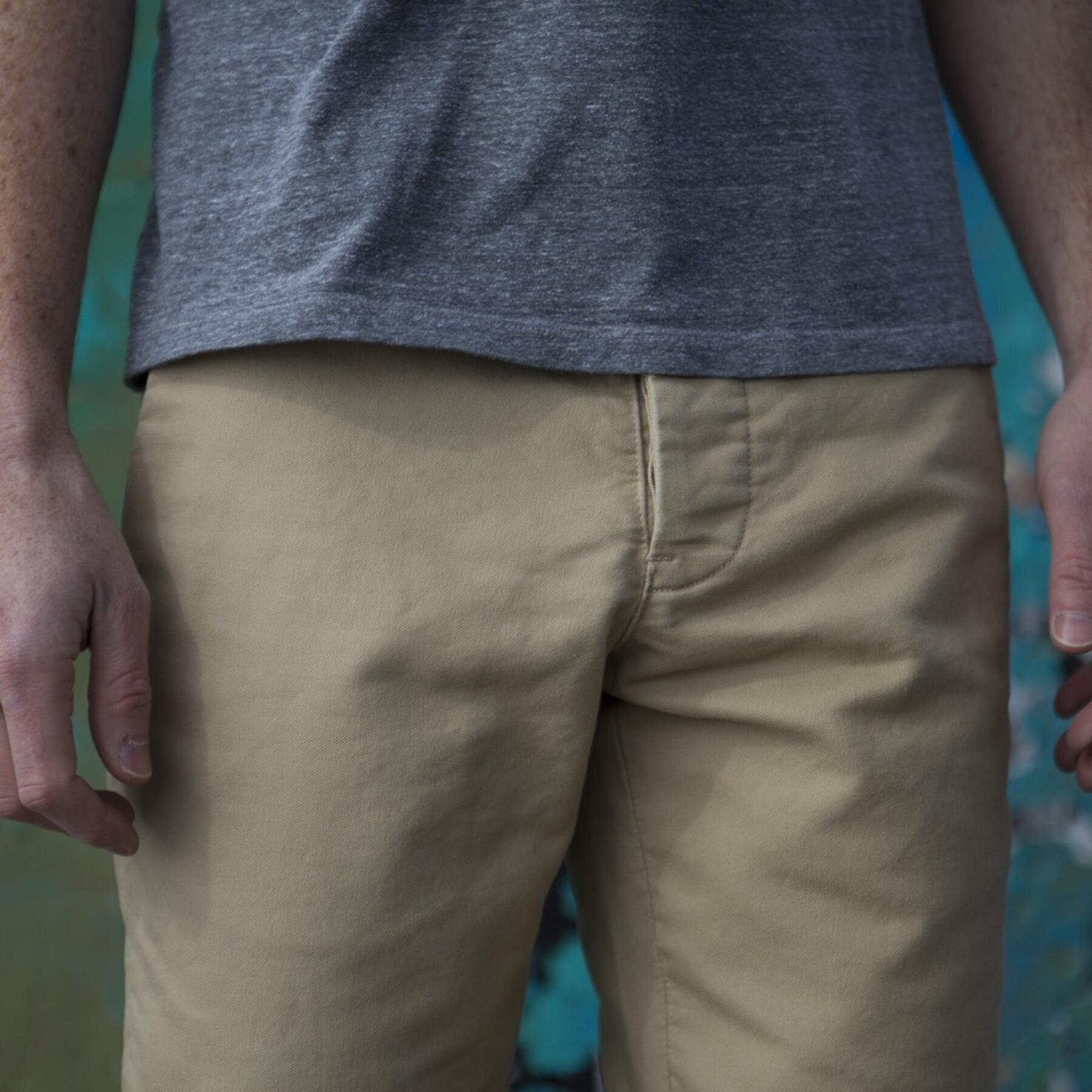 gustin #119 khaki moleskin chino