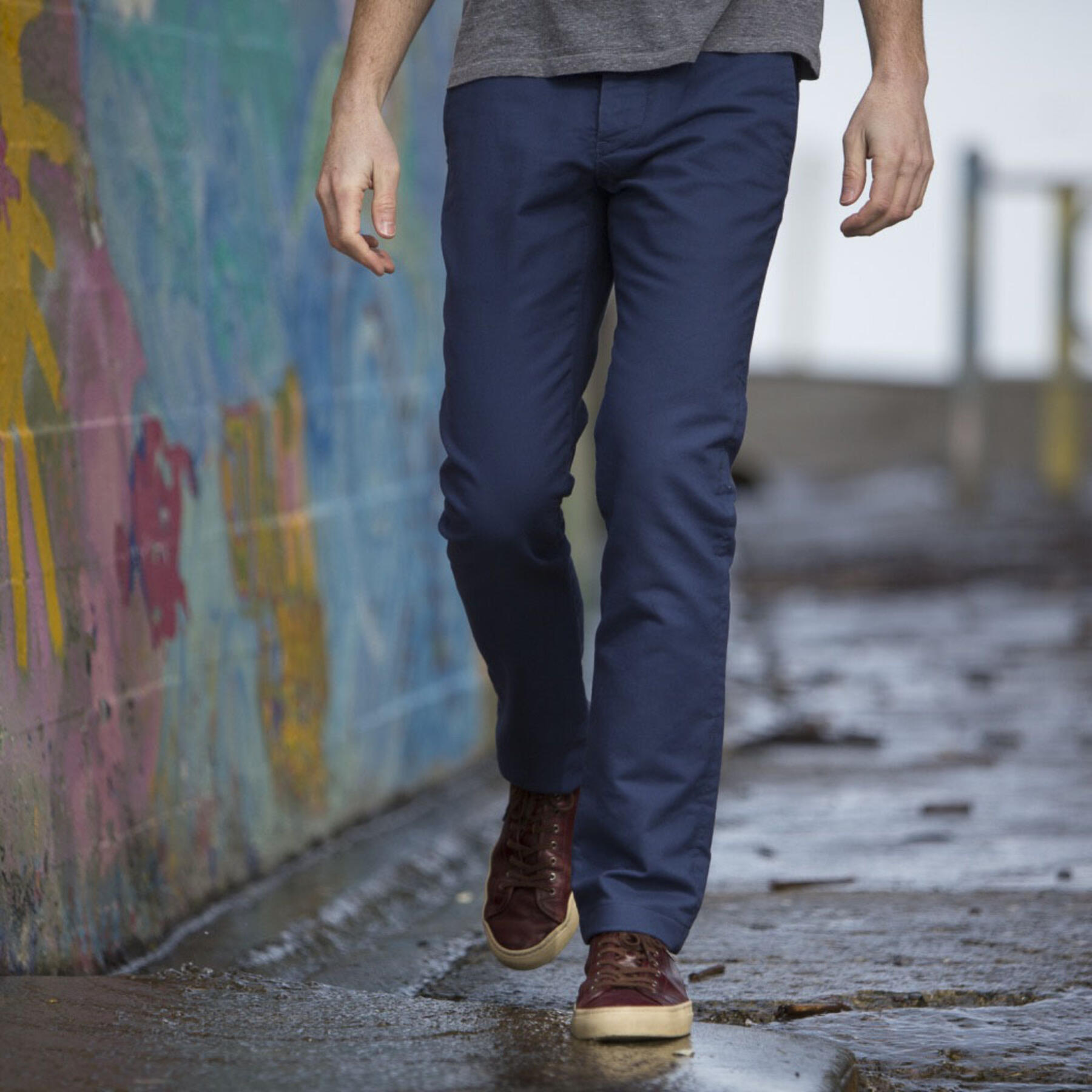 gustin #121 royal moleskin chino