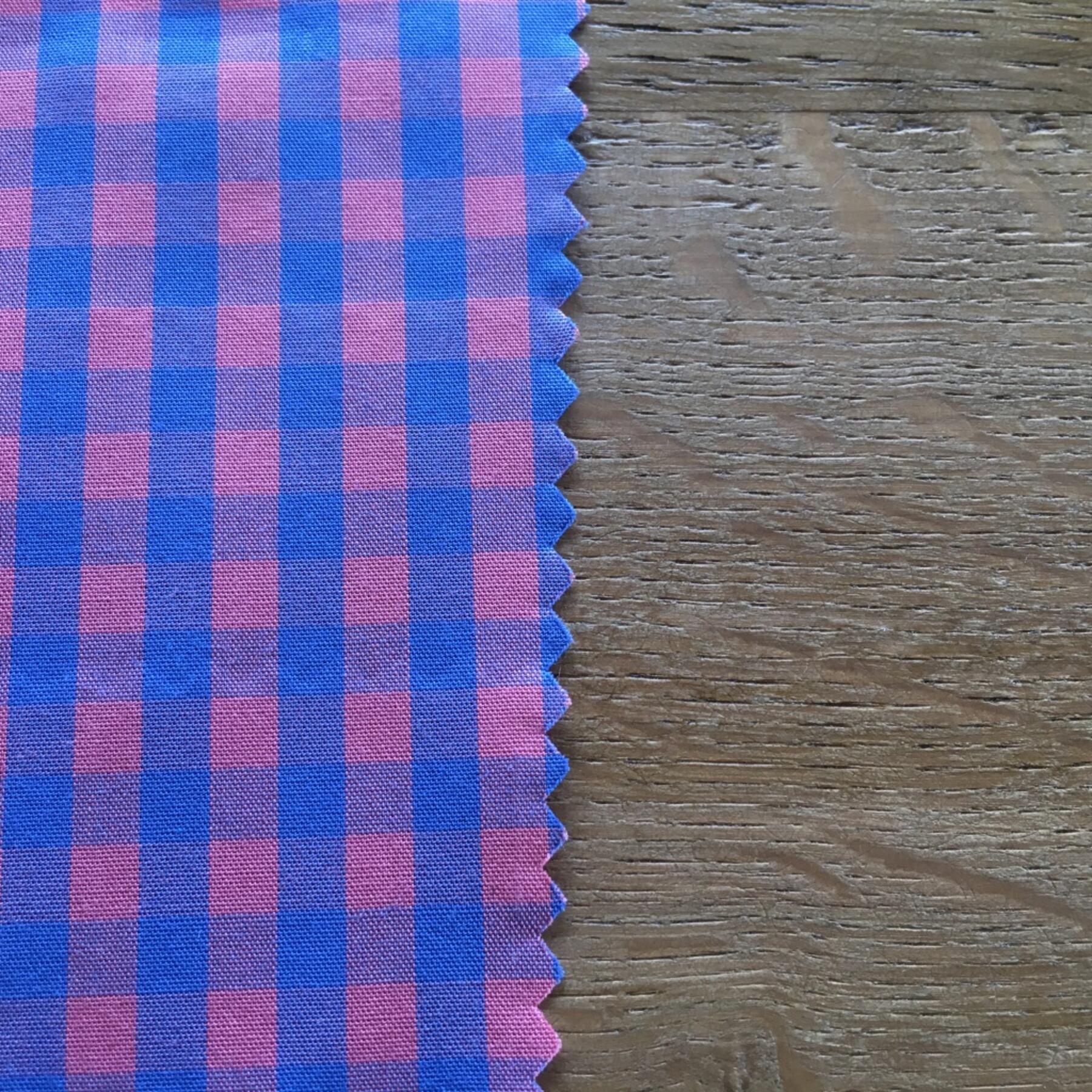 gustin #490 scarlet blue gingham